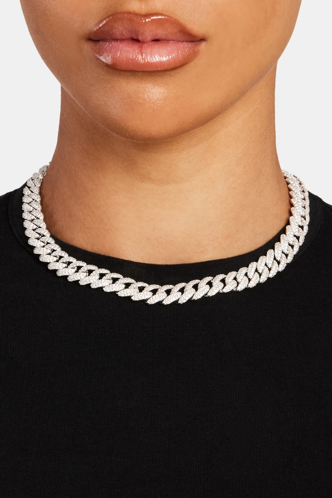 10mm Iced Cuban Link Chain - Image 2