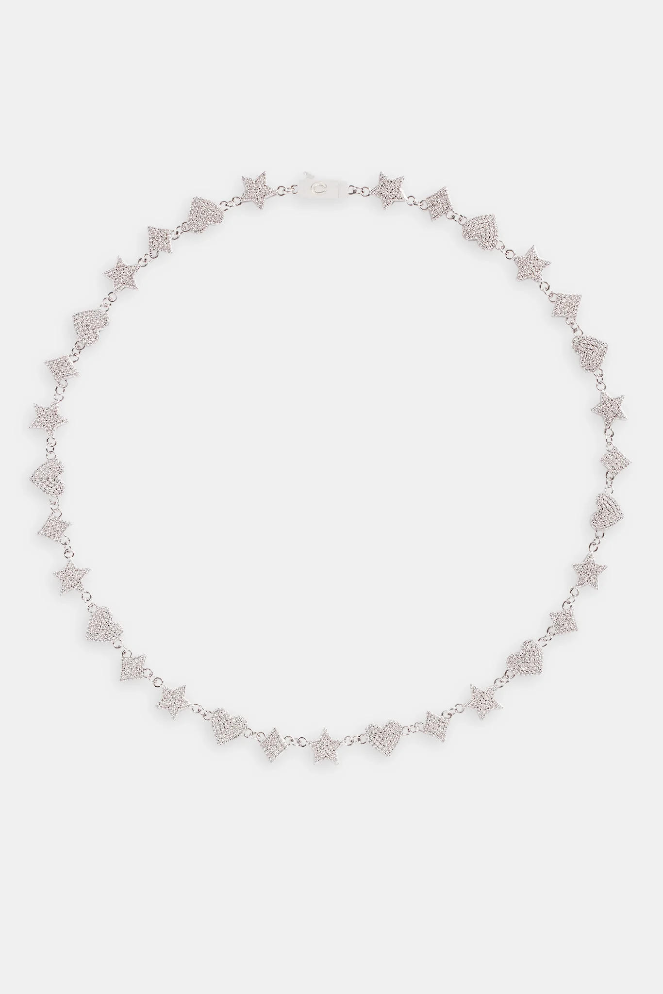 10mm Iced CZ Motif Tennis Chain - Image 4