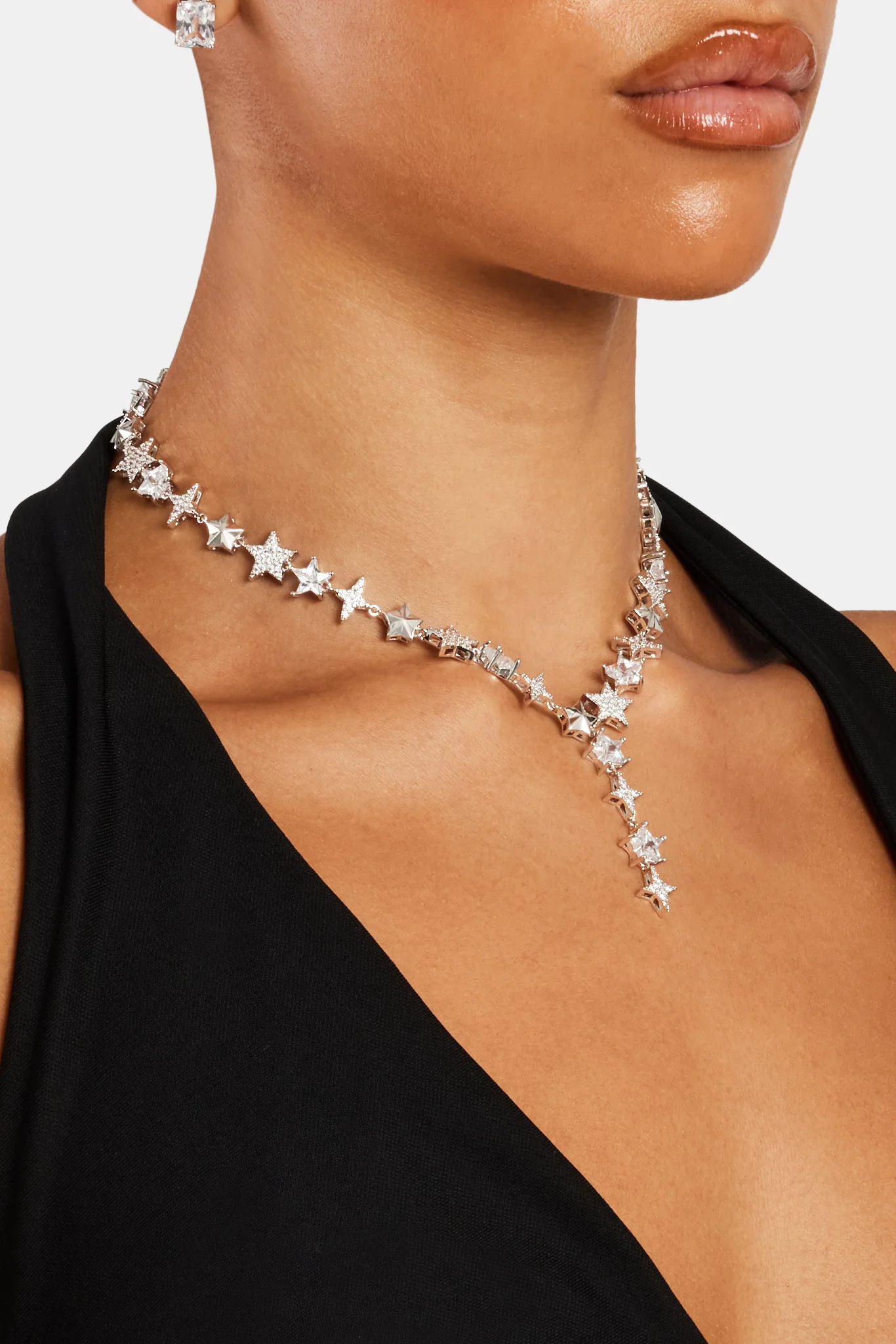 10mm Iced Star Drop Tennis Chain - Image 3