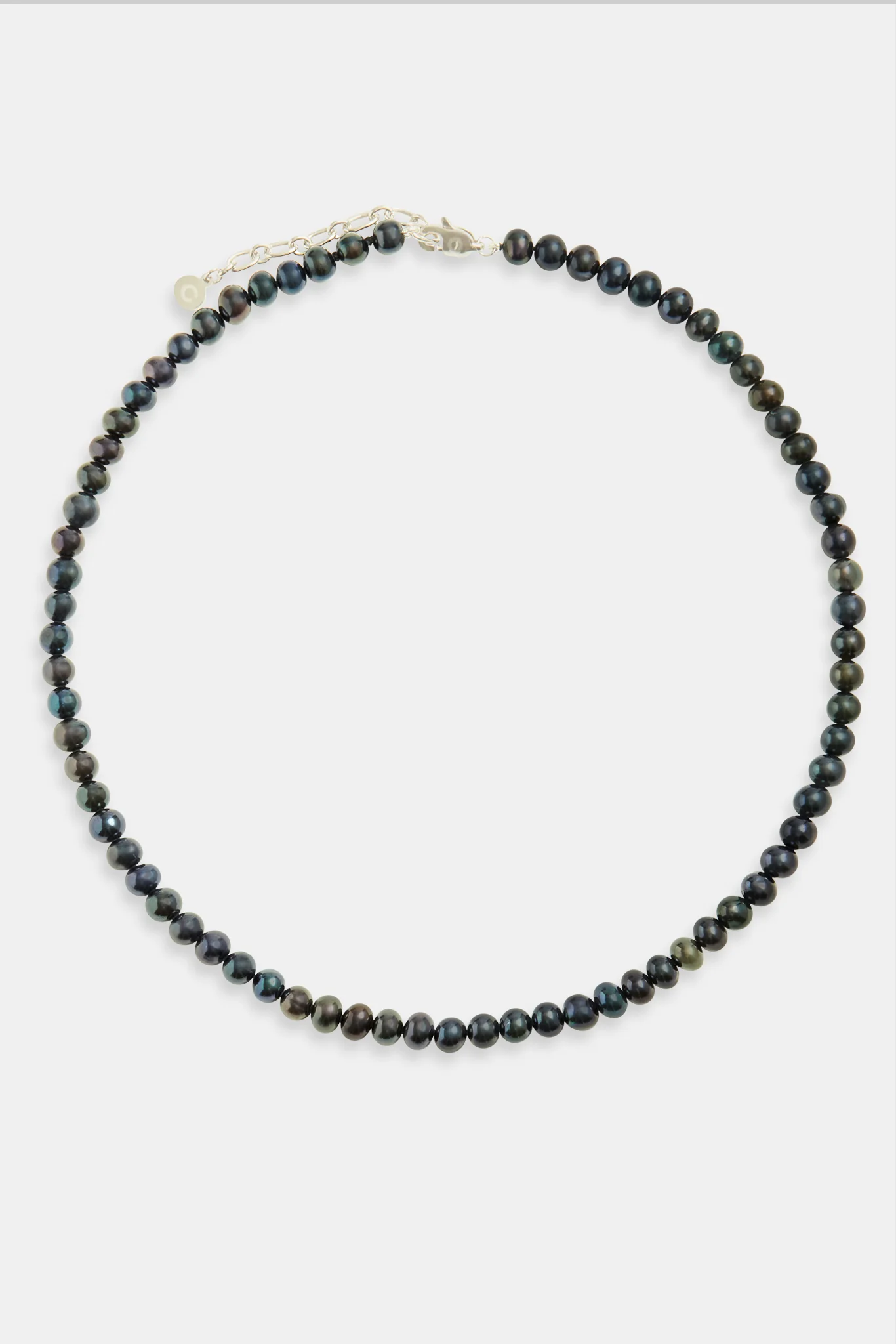 10mm Oil Slick Freshwater Pearl Necklace - Image 3