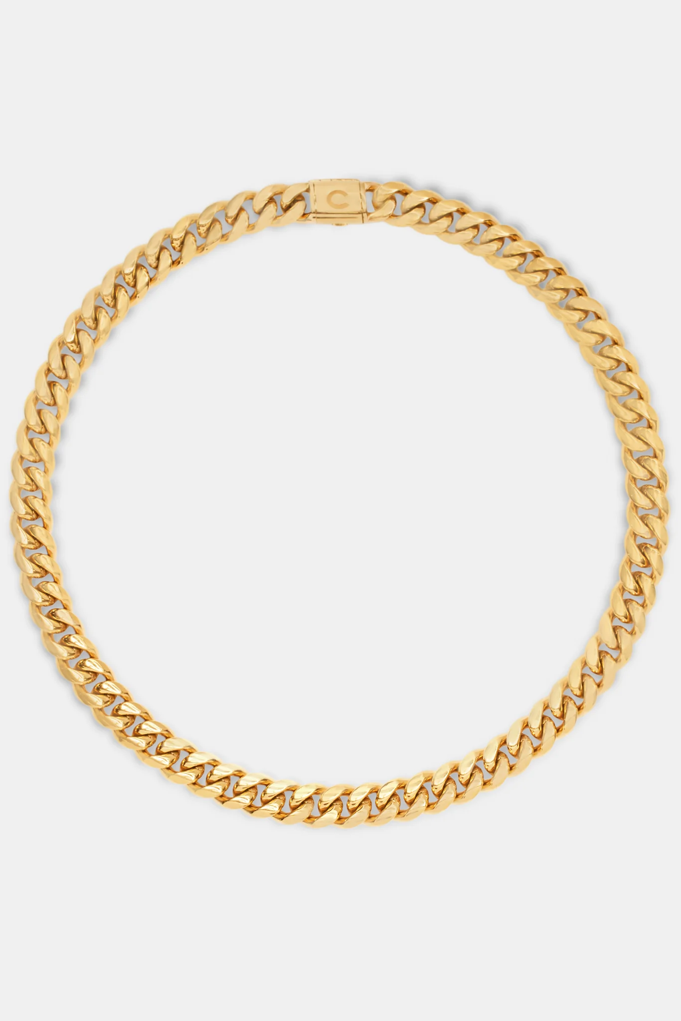12mm Miami Cuban Link Chain - Gold - Image 3