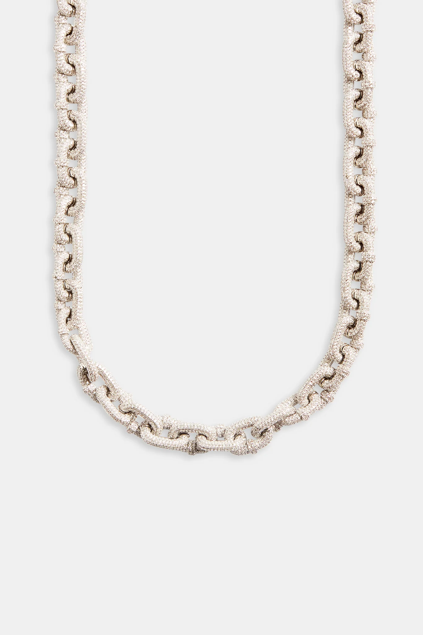 14mm Iced Chunky Link Pave Chain - Image 2