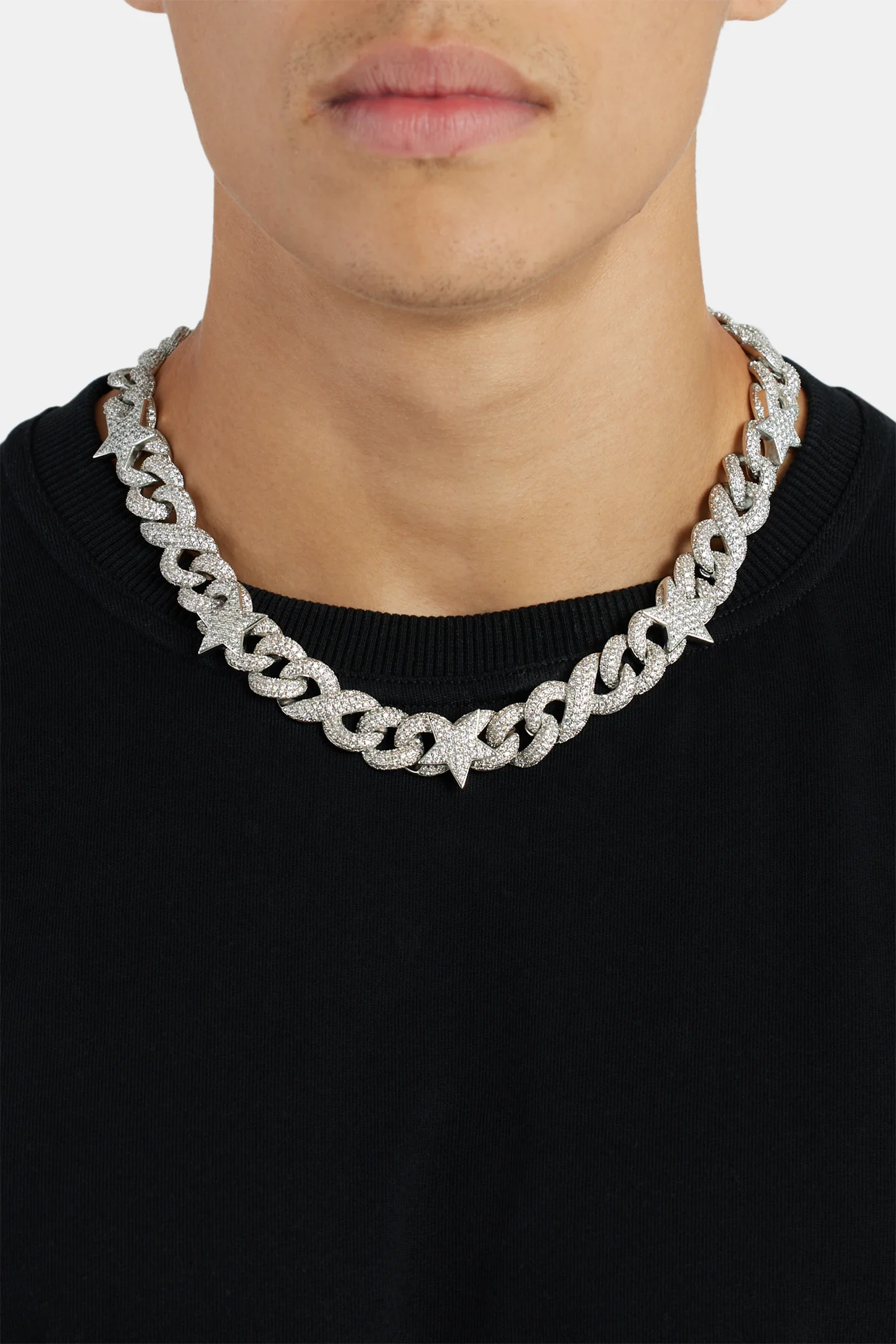 14mm Iced Star Cuban Chain - Image 2