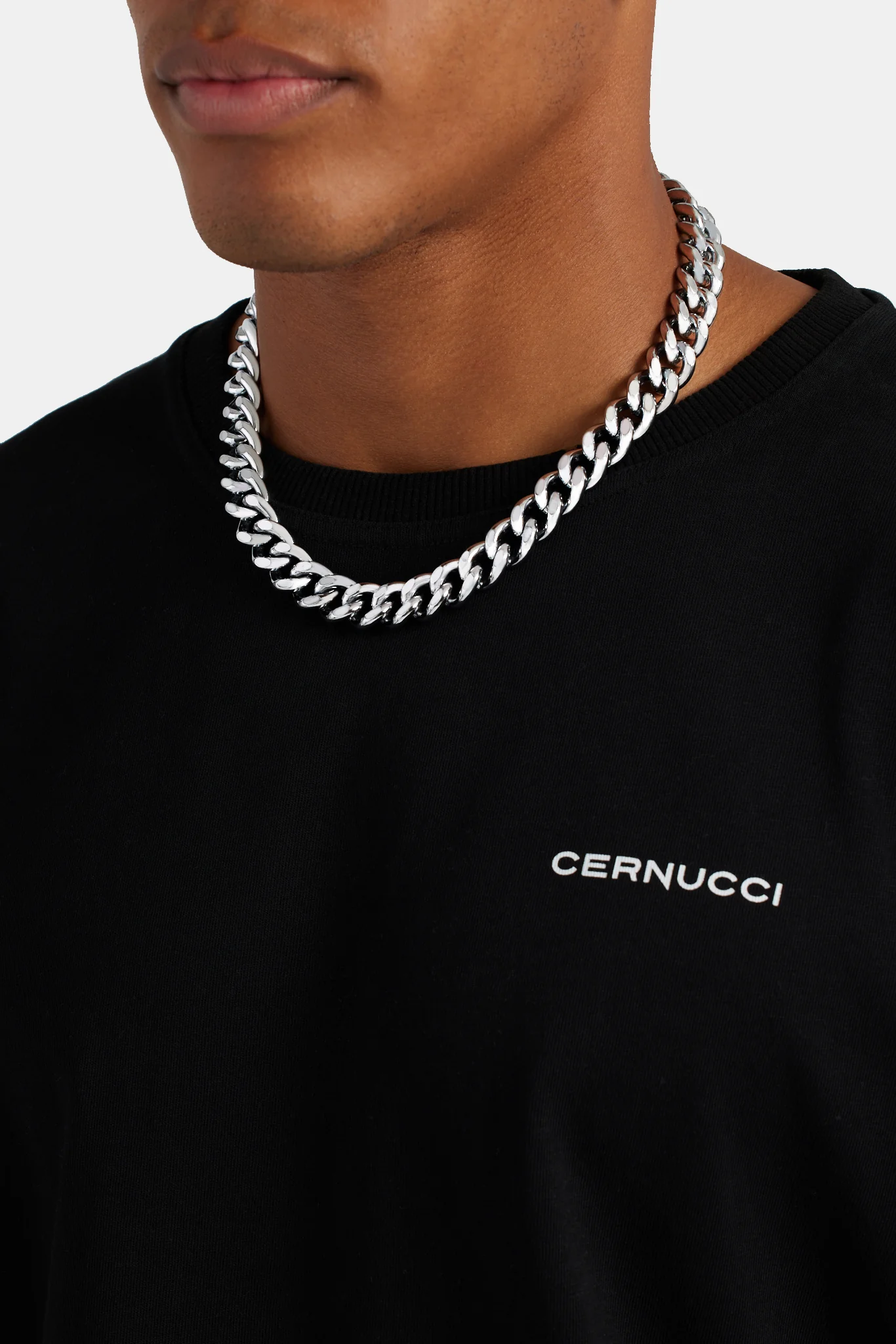 15mm Polished Cuban Chain - Stainless Steel - Image 4