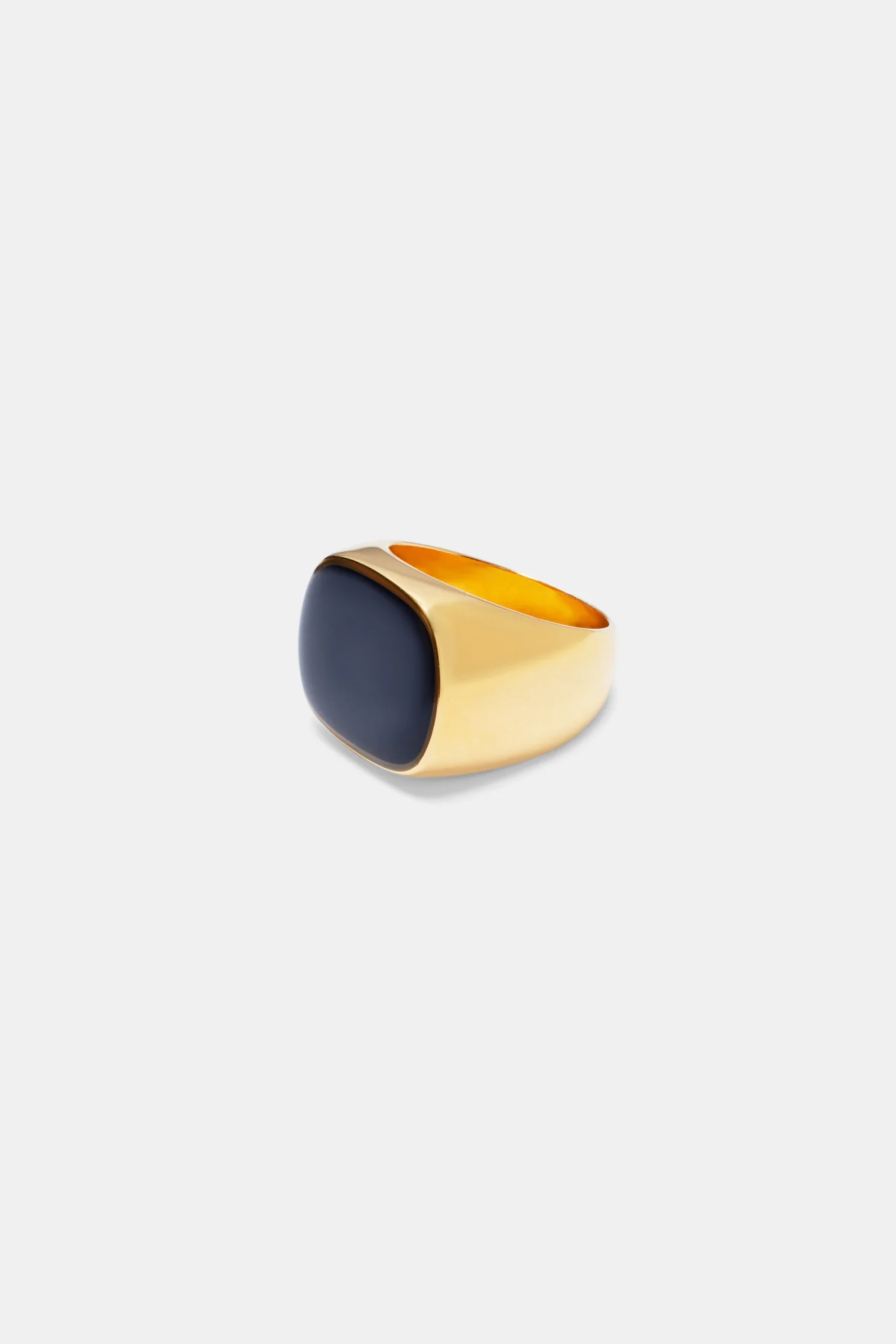 17mm 925 Black Stone Signet Ring - Image 3