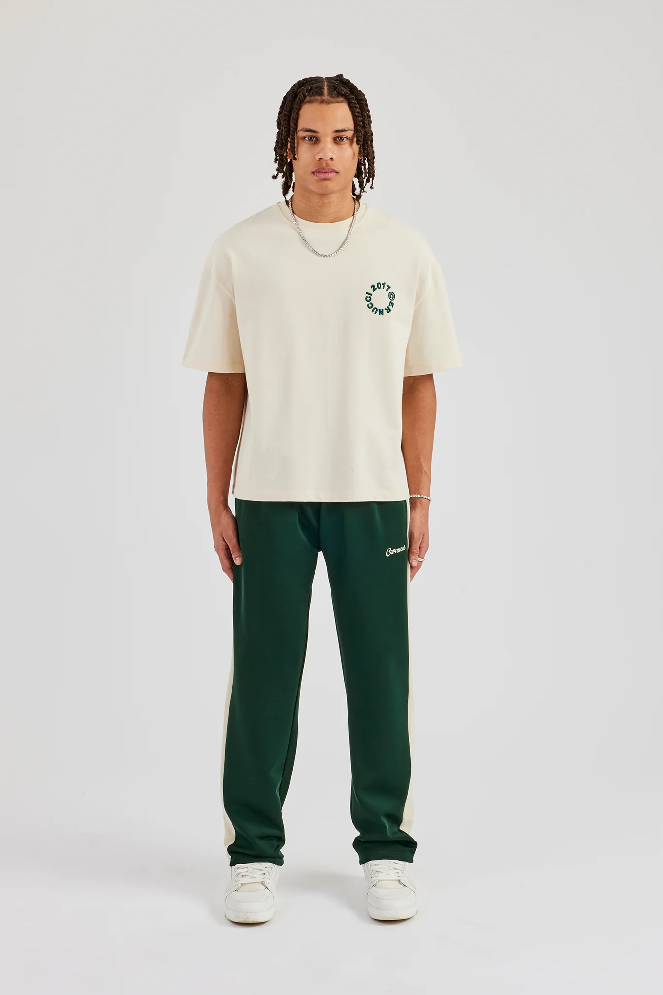 1886 Back Print Boxy T-Shirt - Off White - Image 4