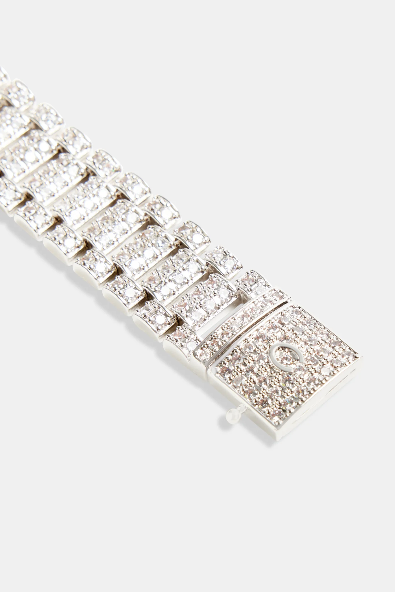 18mm Iced CZ Watch Strap Bracelet - Image 3