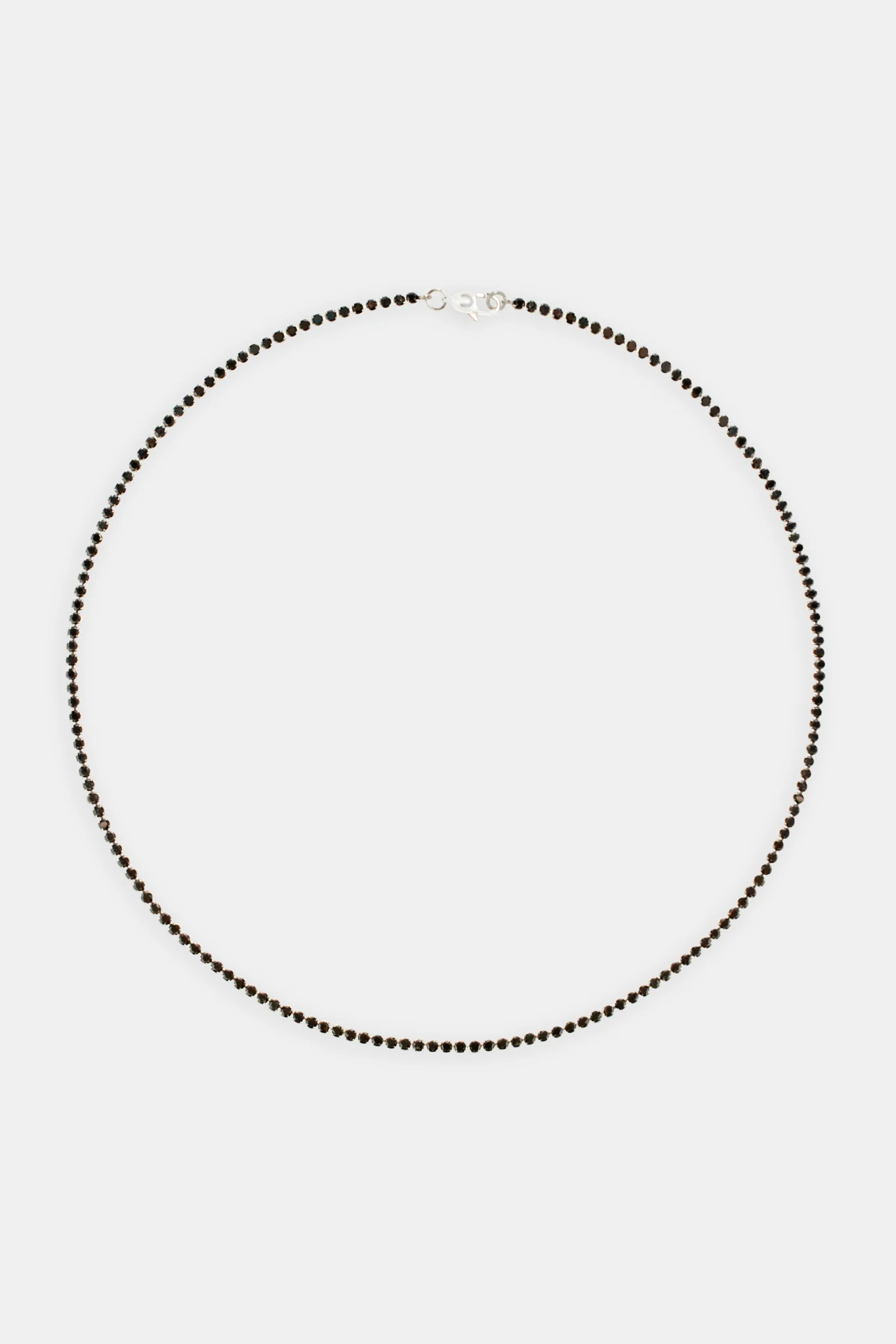 2.5mm Iced Black Micro Tennis Chain - Image 2