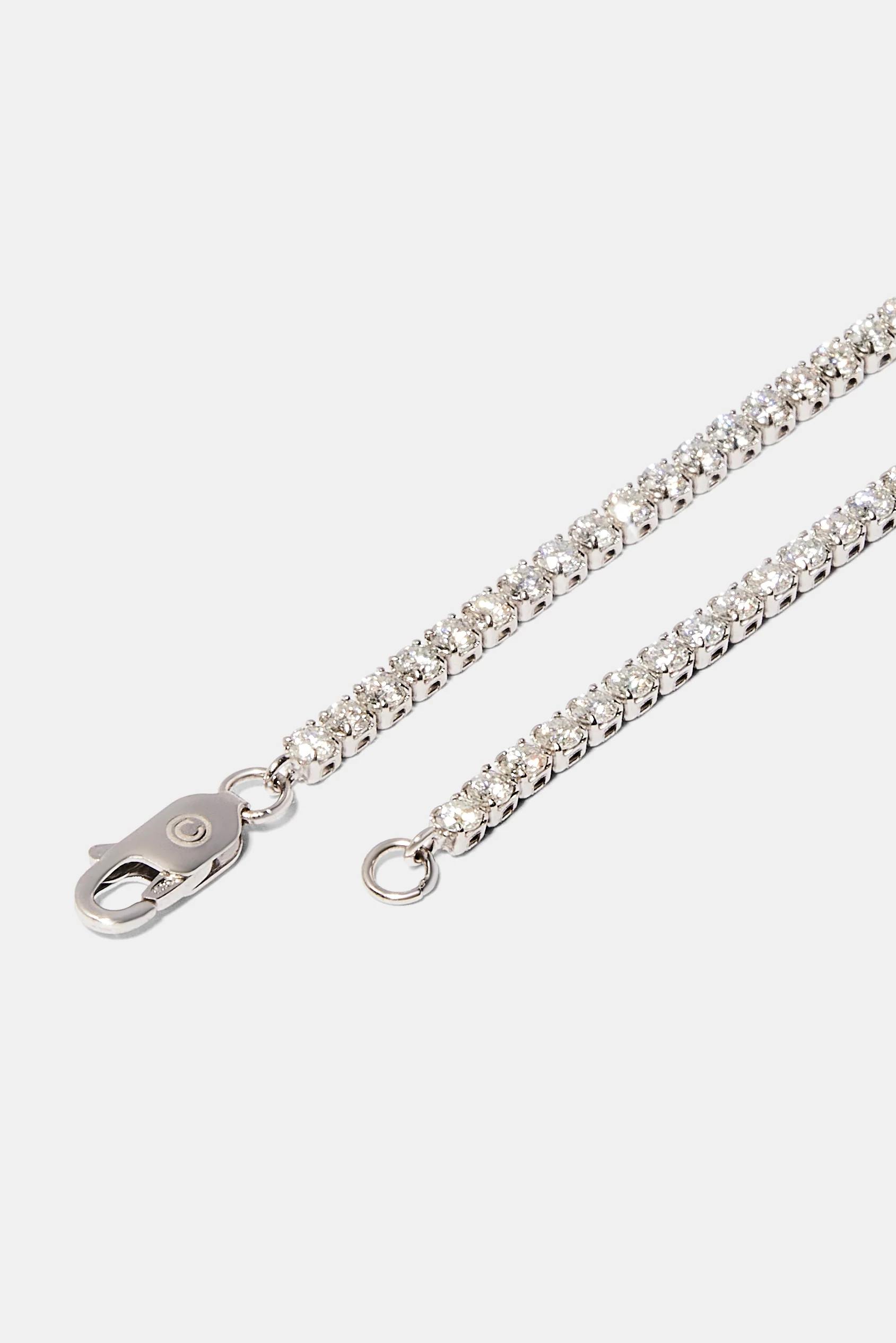 2.5mm Moissanite Micro Tennis Chain - Image 4
