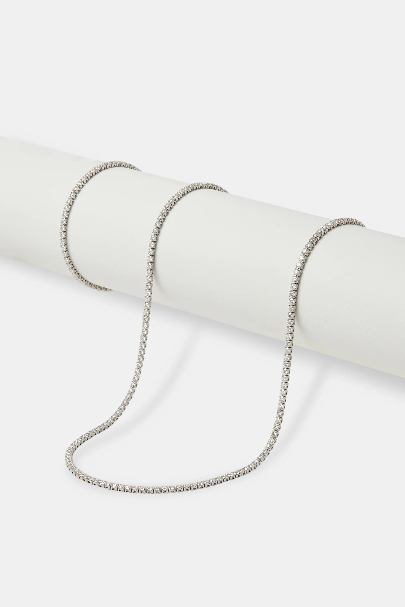 2.5mm Moissanite Micro Tennis Chain & Bracelet - Image 2