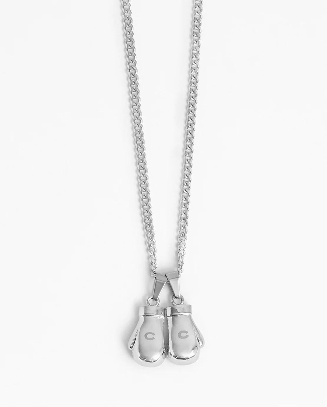 3mm Boxing Glove Cuban Chain Necklace