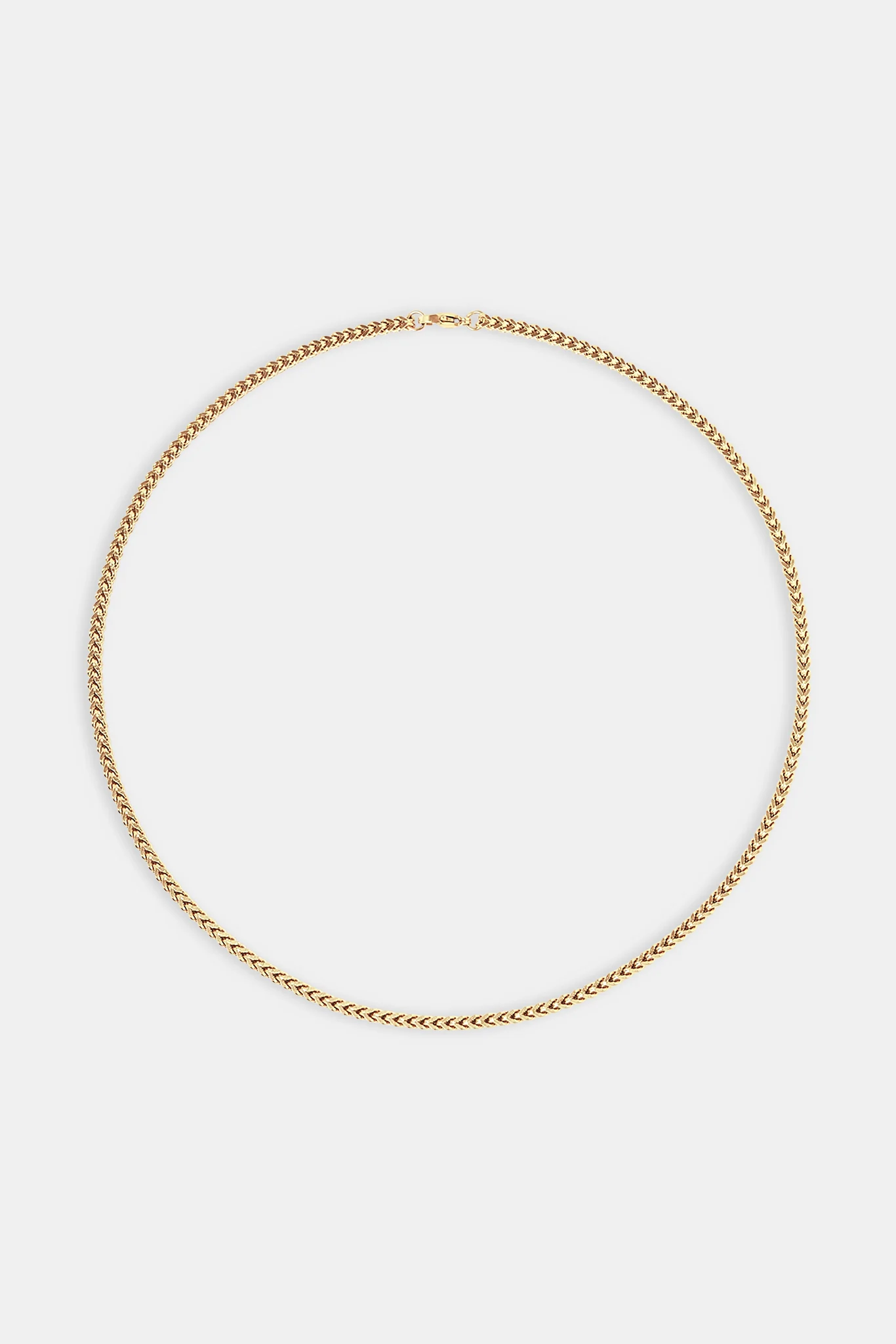 3mm Franco Chain - Gold - Image 3