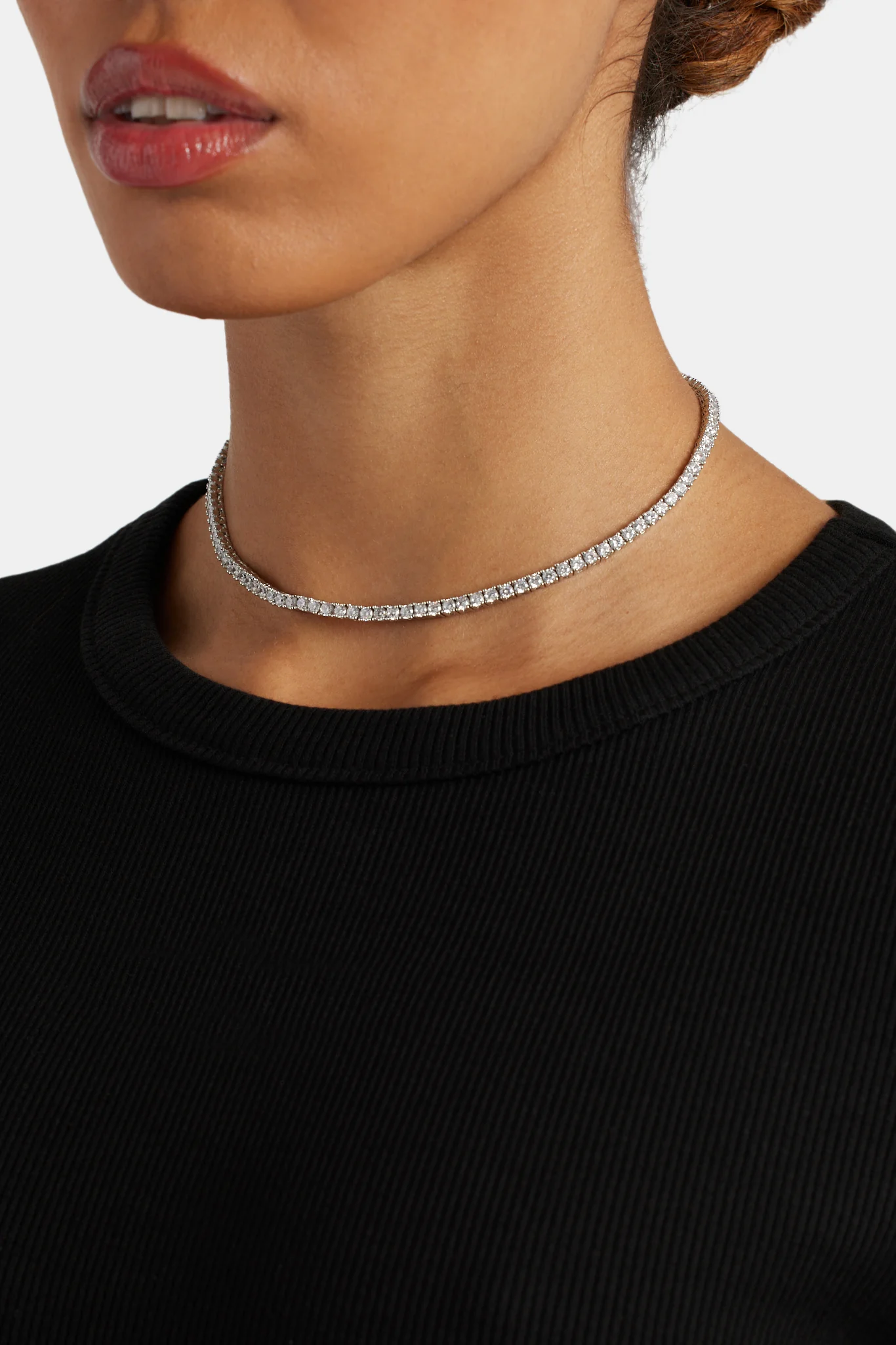 3mm Tennis Chain Choker - Image 4