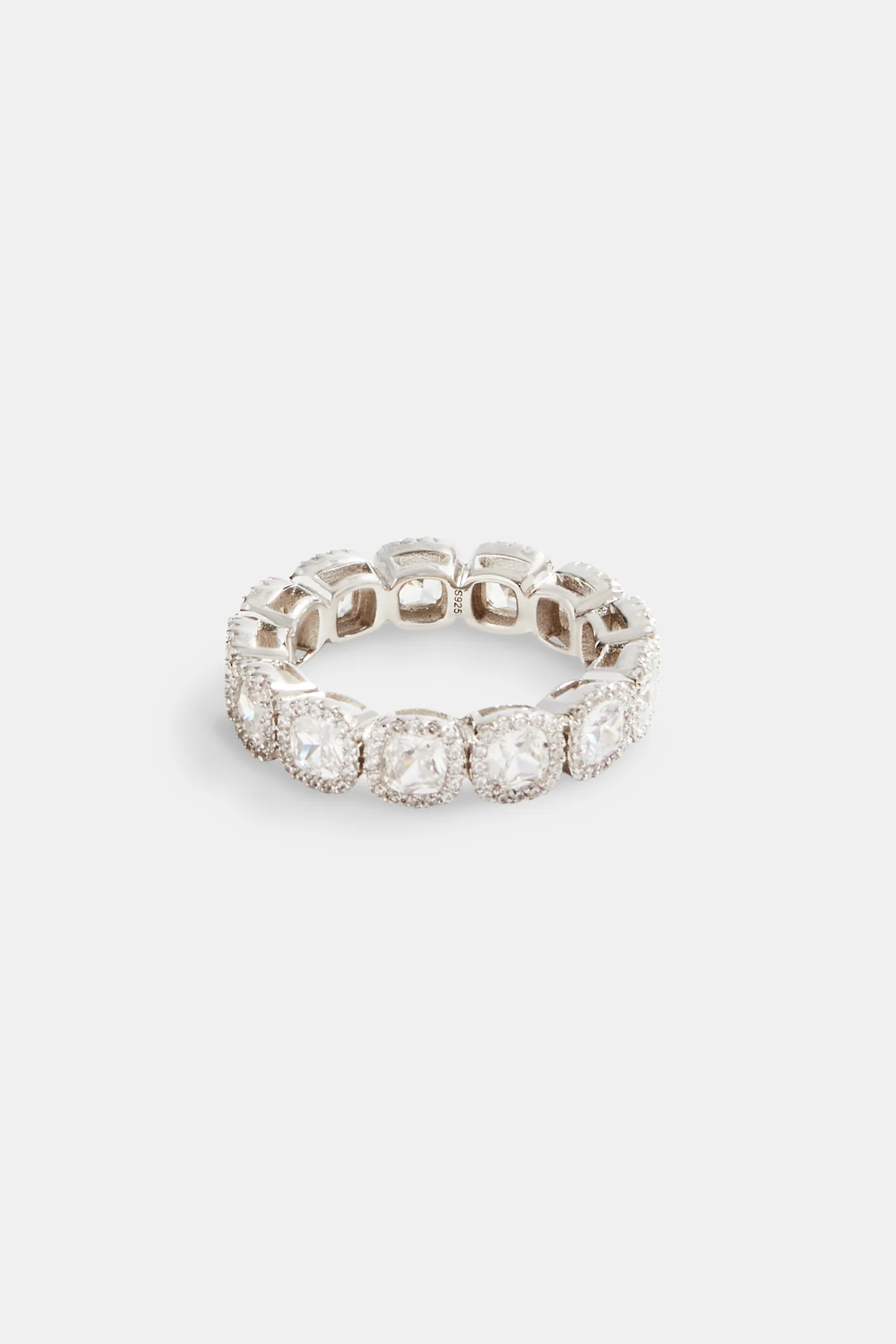 5mm 925 CZ Cluster Ring