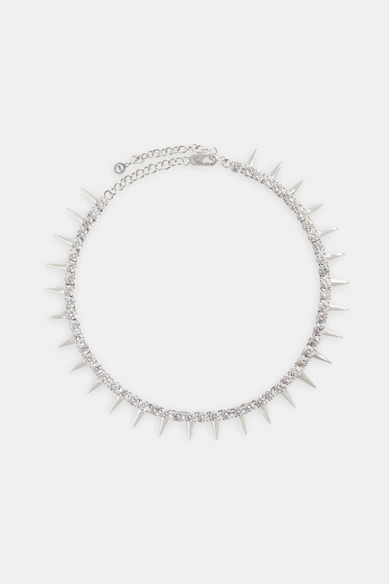5mm Iced CZ Tennis Spike Choker - Image 4