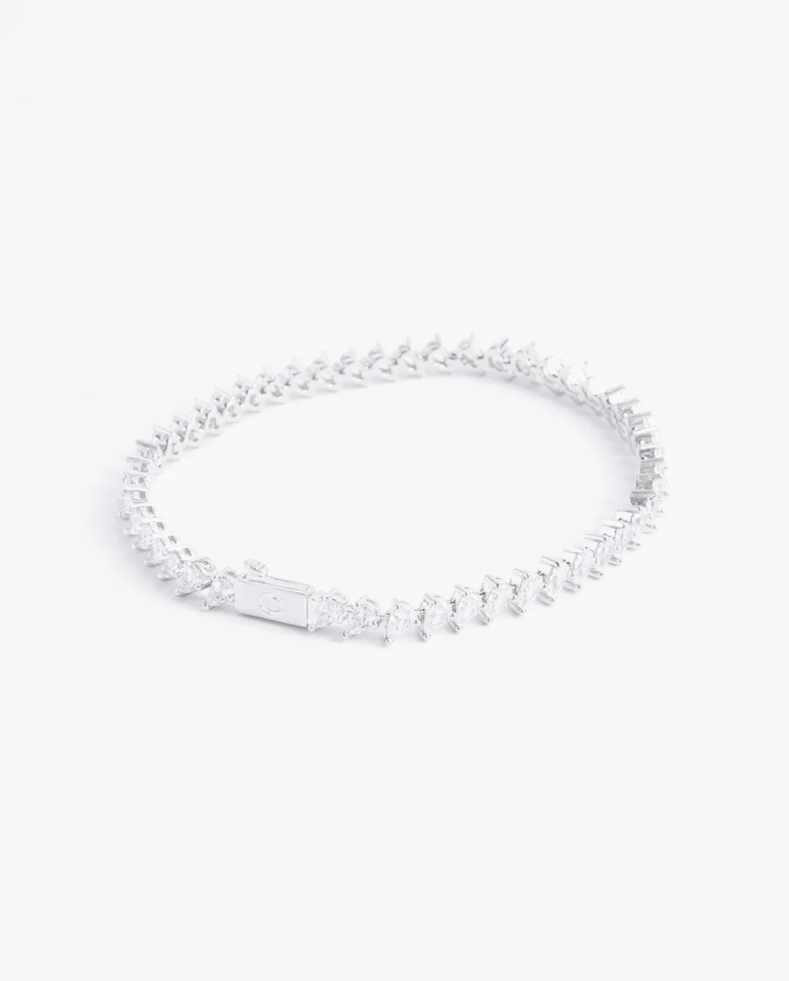 5mm Iced Pear Tennis Bracelet - Image 2