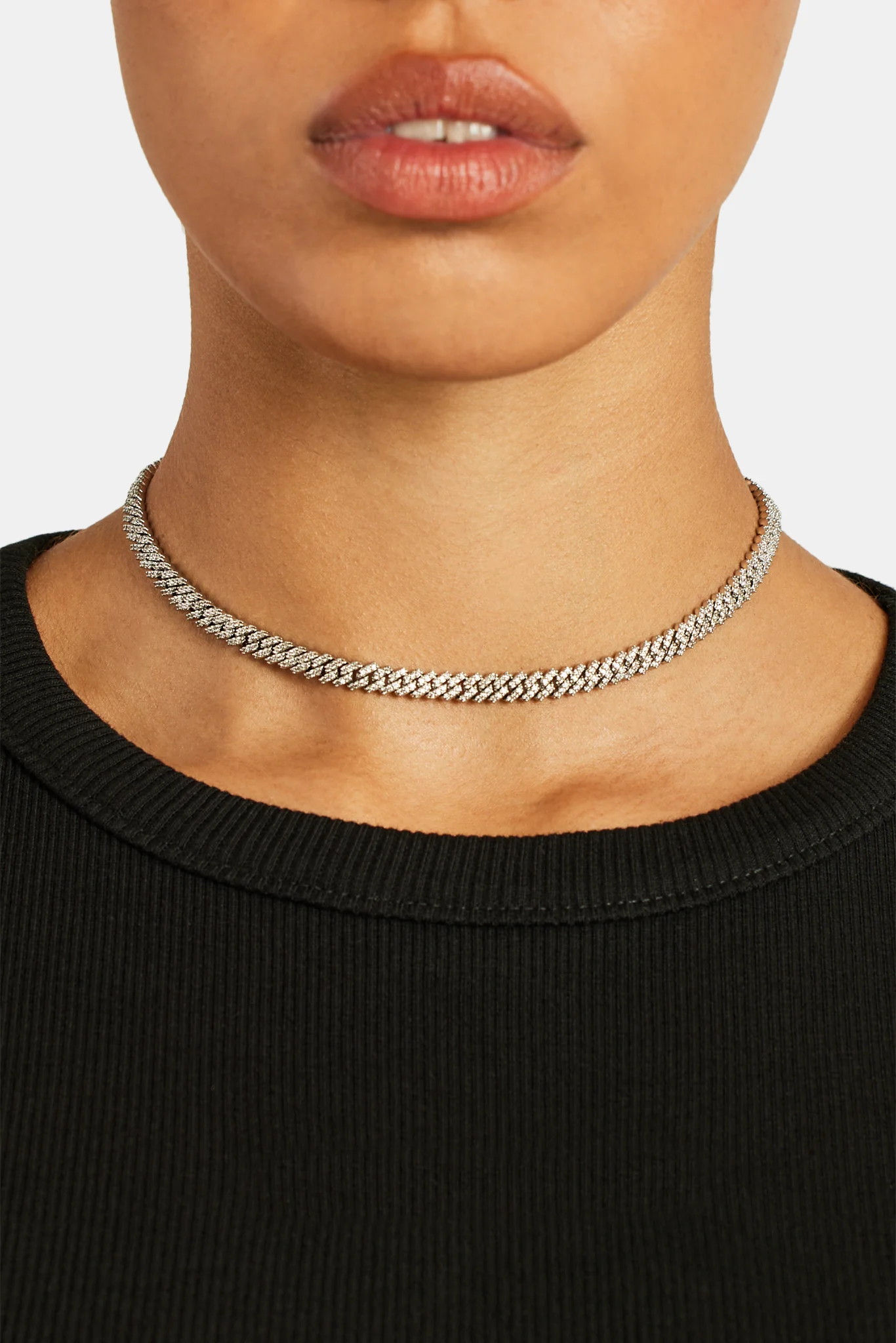 5mm Iced Prong Chain Choker - Image 2