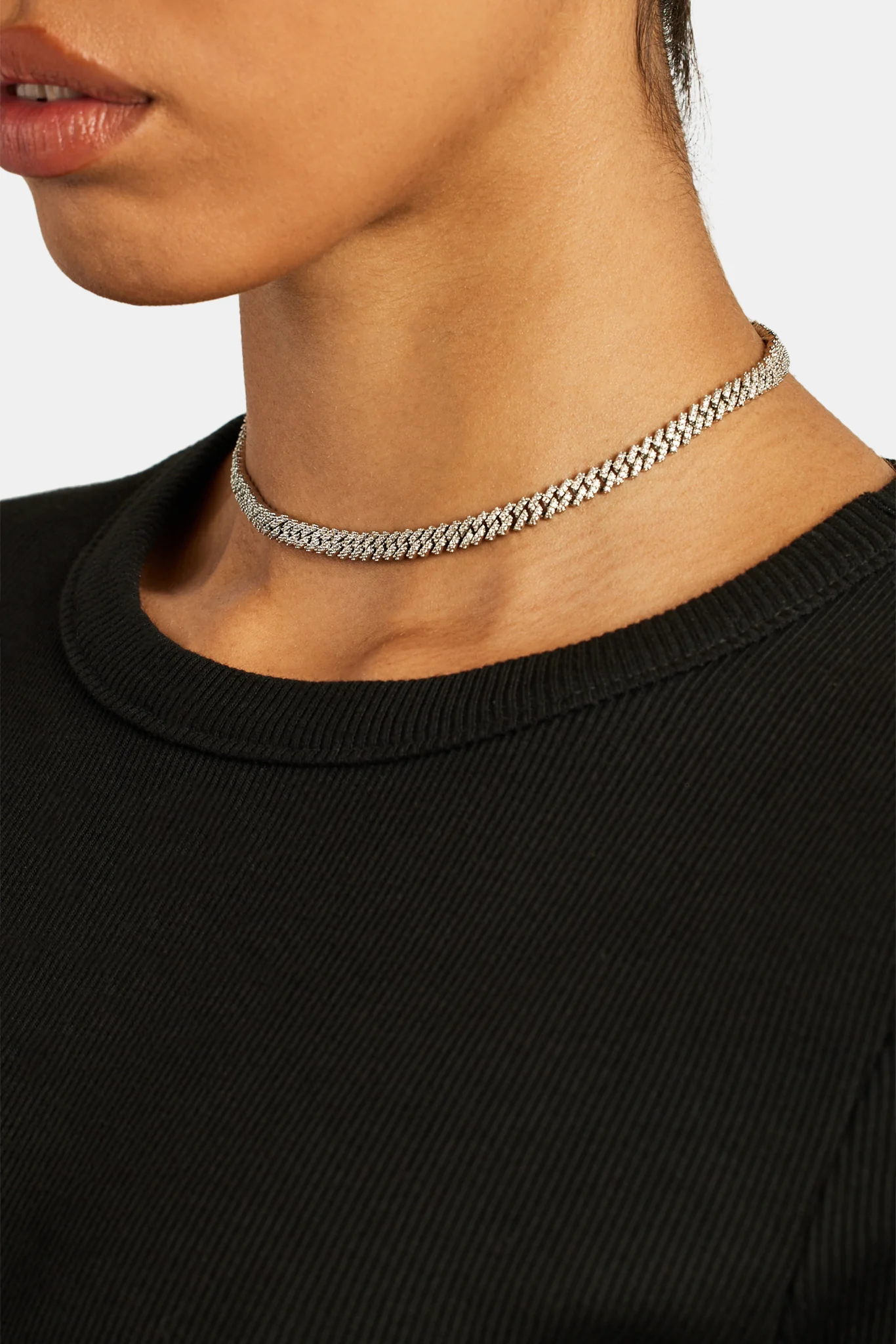 5mm Iced Prong Chain Choker - Image 4