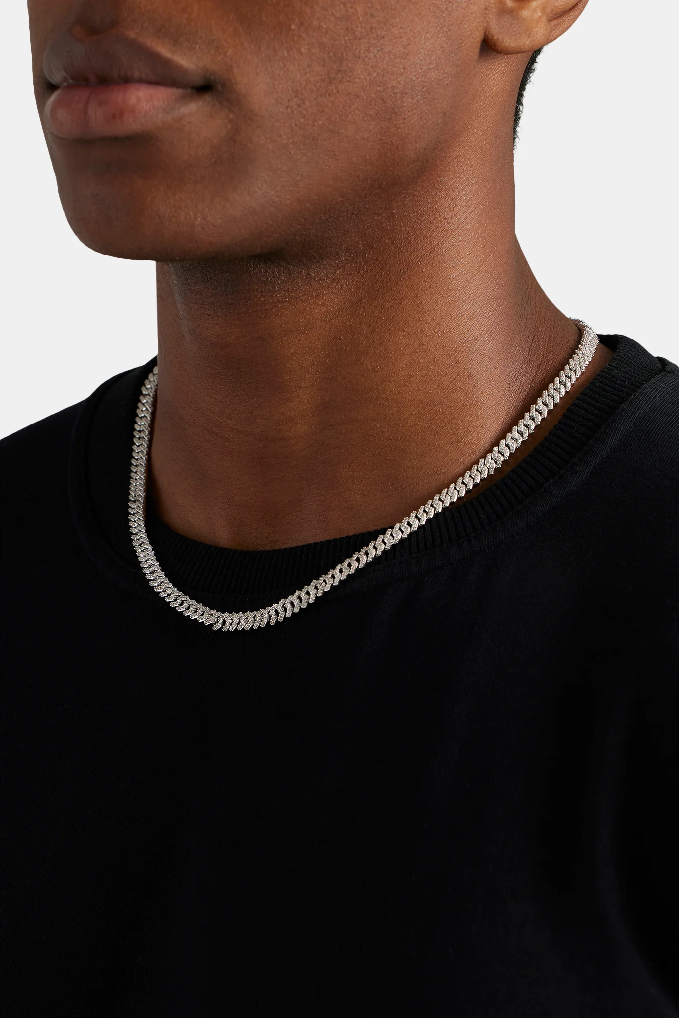 5mm Iced Prong Cuban Chain - Image 3