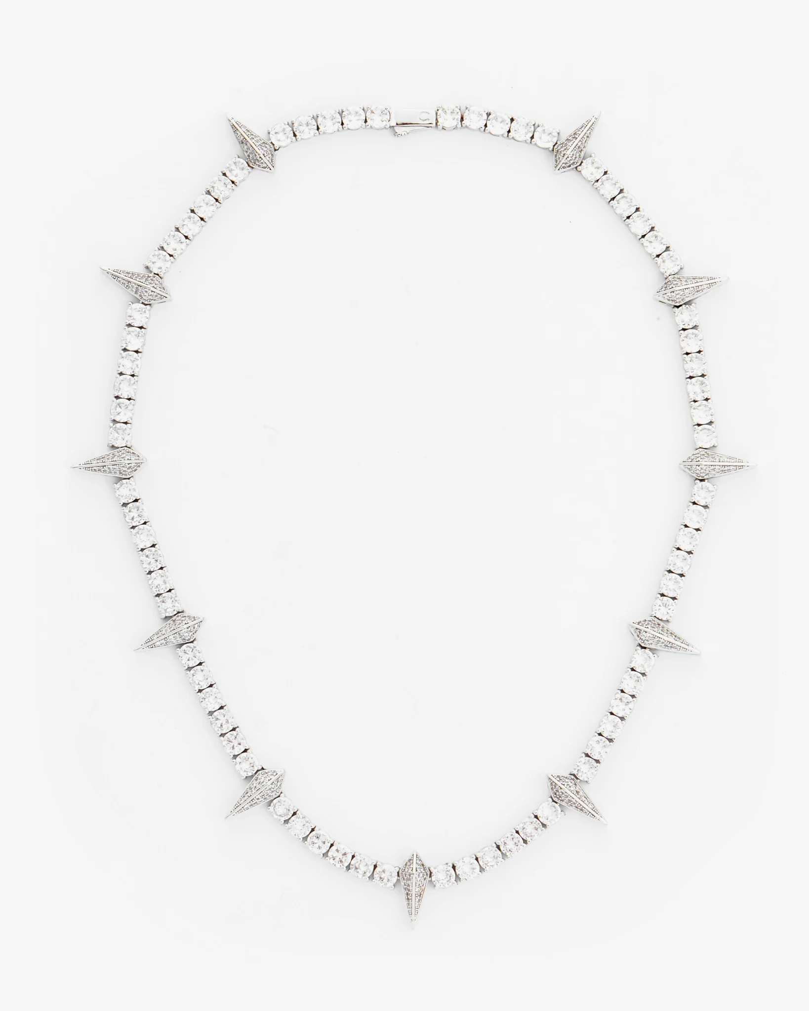 5mm Pave Spike Tennis Chain - Image 2