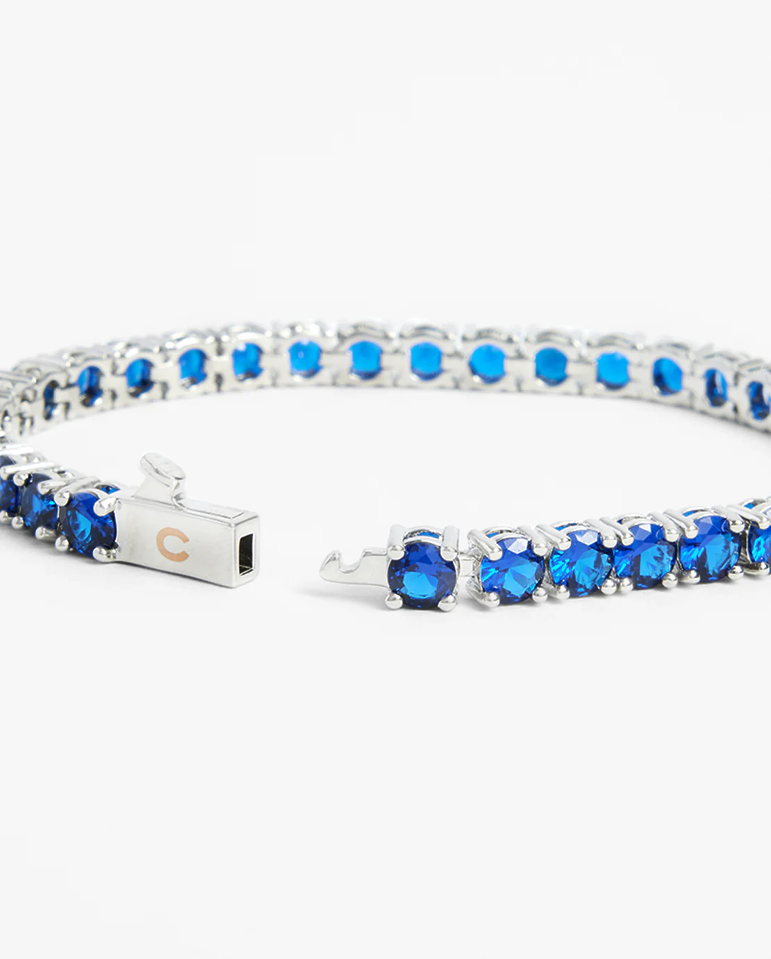 5mm Tennis Bracelet - Dark Blue - Image 3