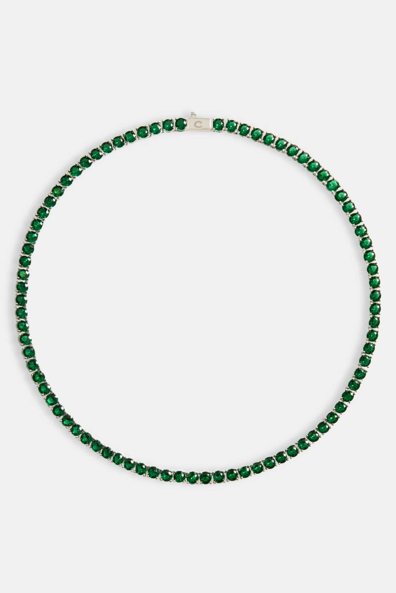 5mm Tennis Chain - Dark Green - Image 3