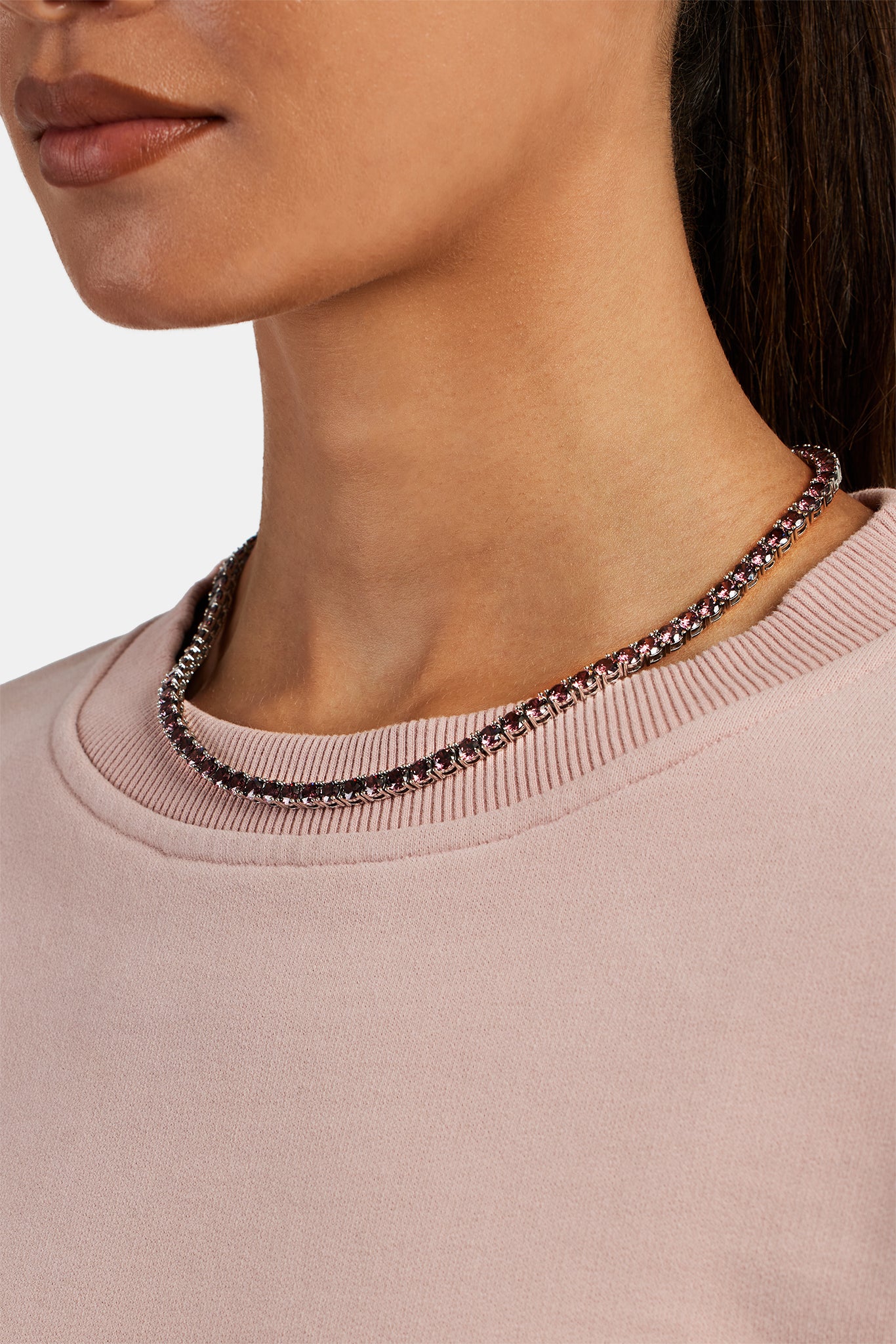 5mm Tennis Chain - Dusky Pink - Image 2