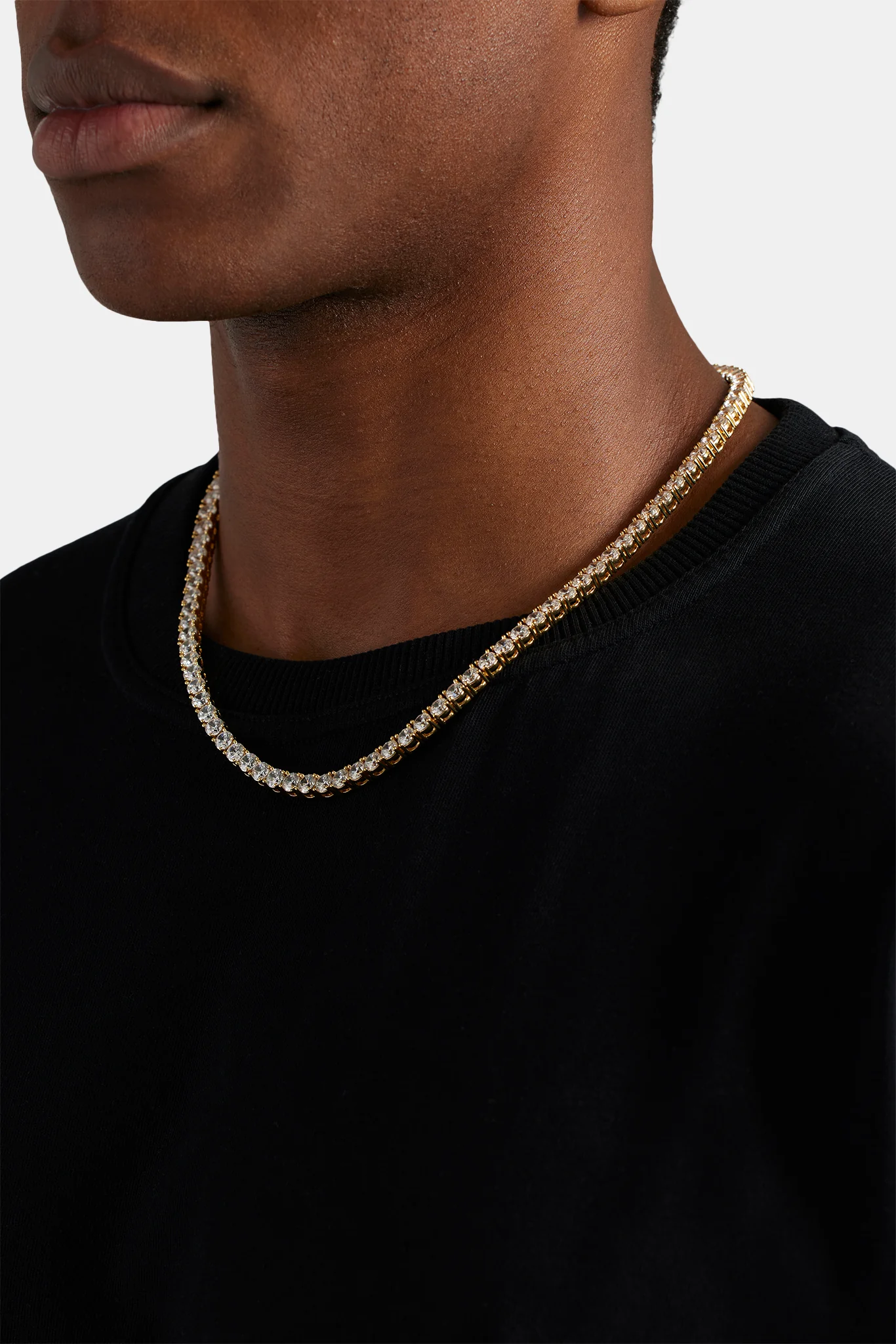 Tennis Chain - 5mm - Gold - Image 3