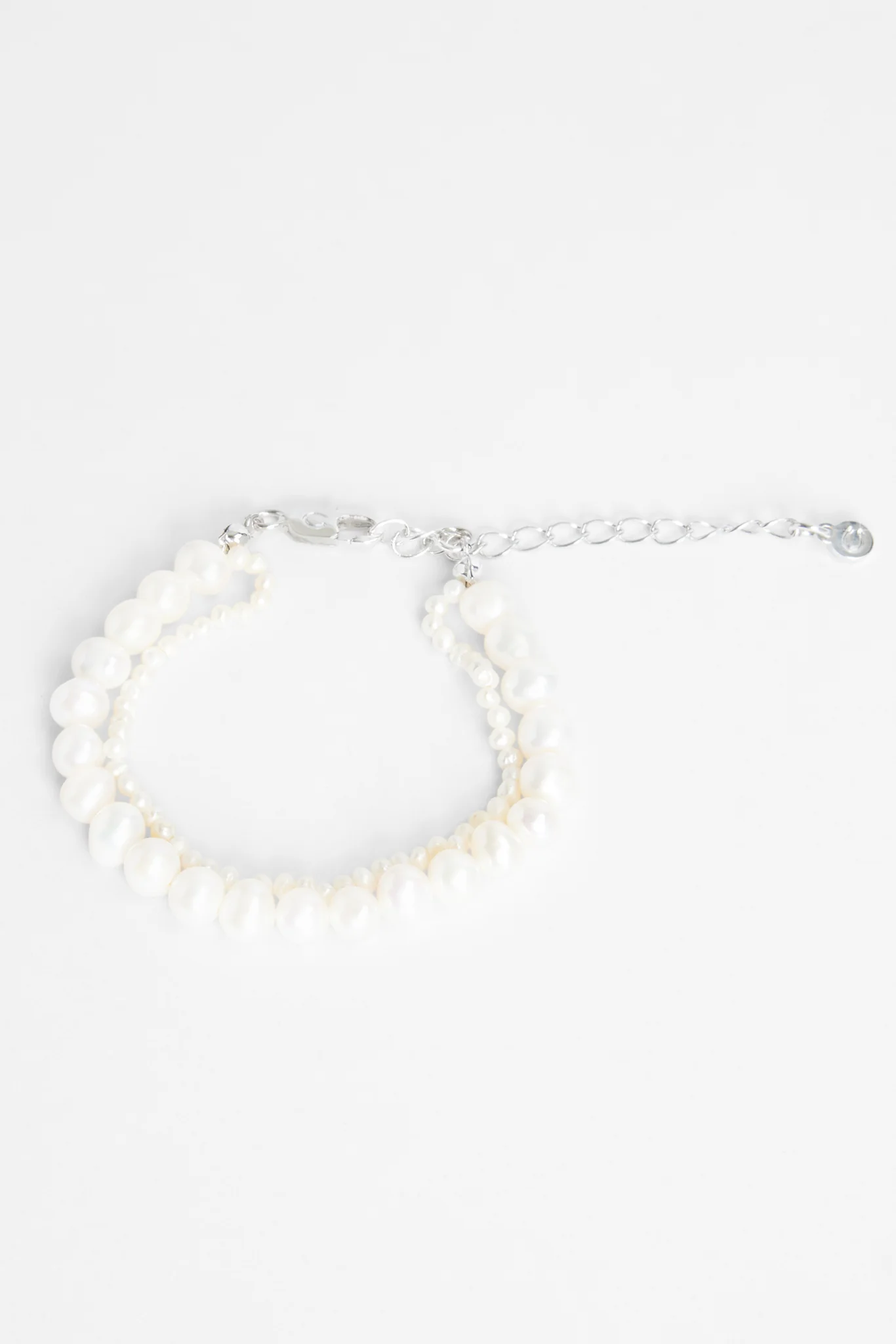 6mm Freshwater Pearl Double Layer Twist Bracelet - Image 2