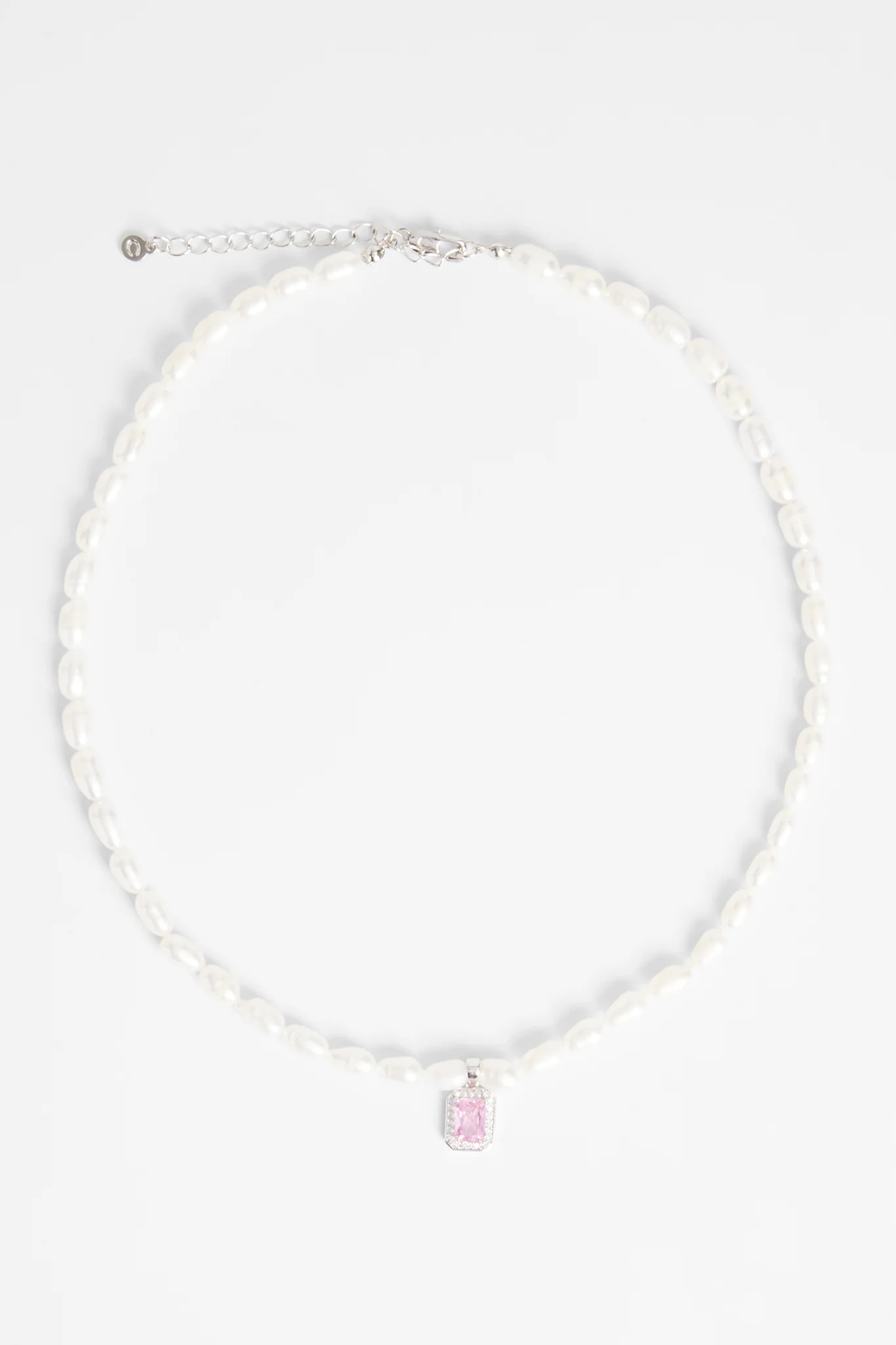 6mm Freshwater Pearl & Pink Gemstone Necklace - Image 2