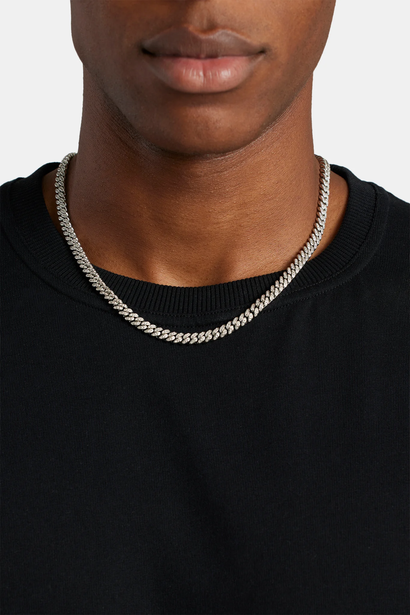 Iced Cuban Chain - 6mm - White