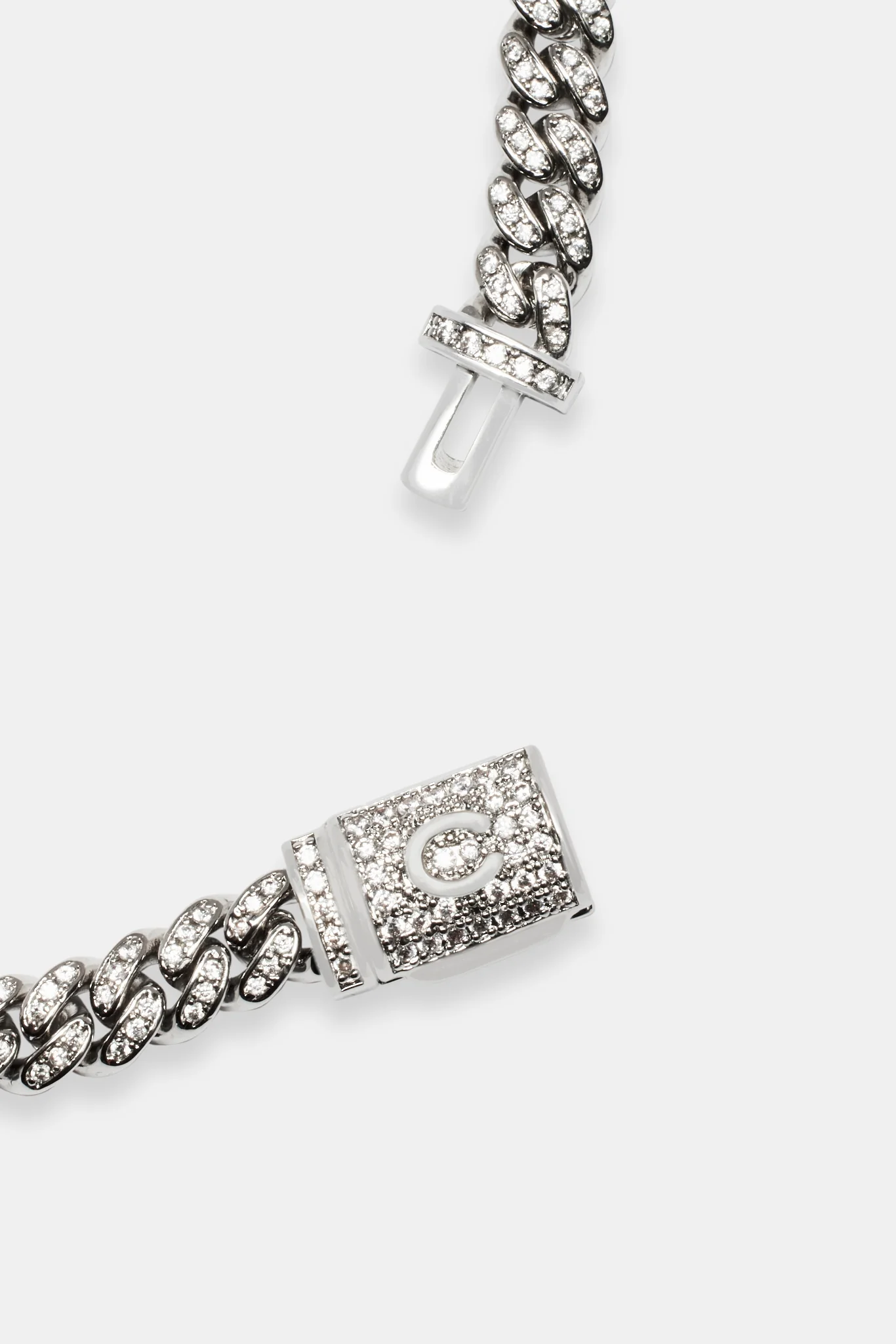 Iced Cuban Chain - 6mm - White - Image 6