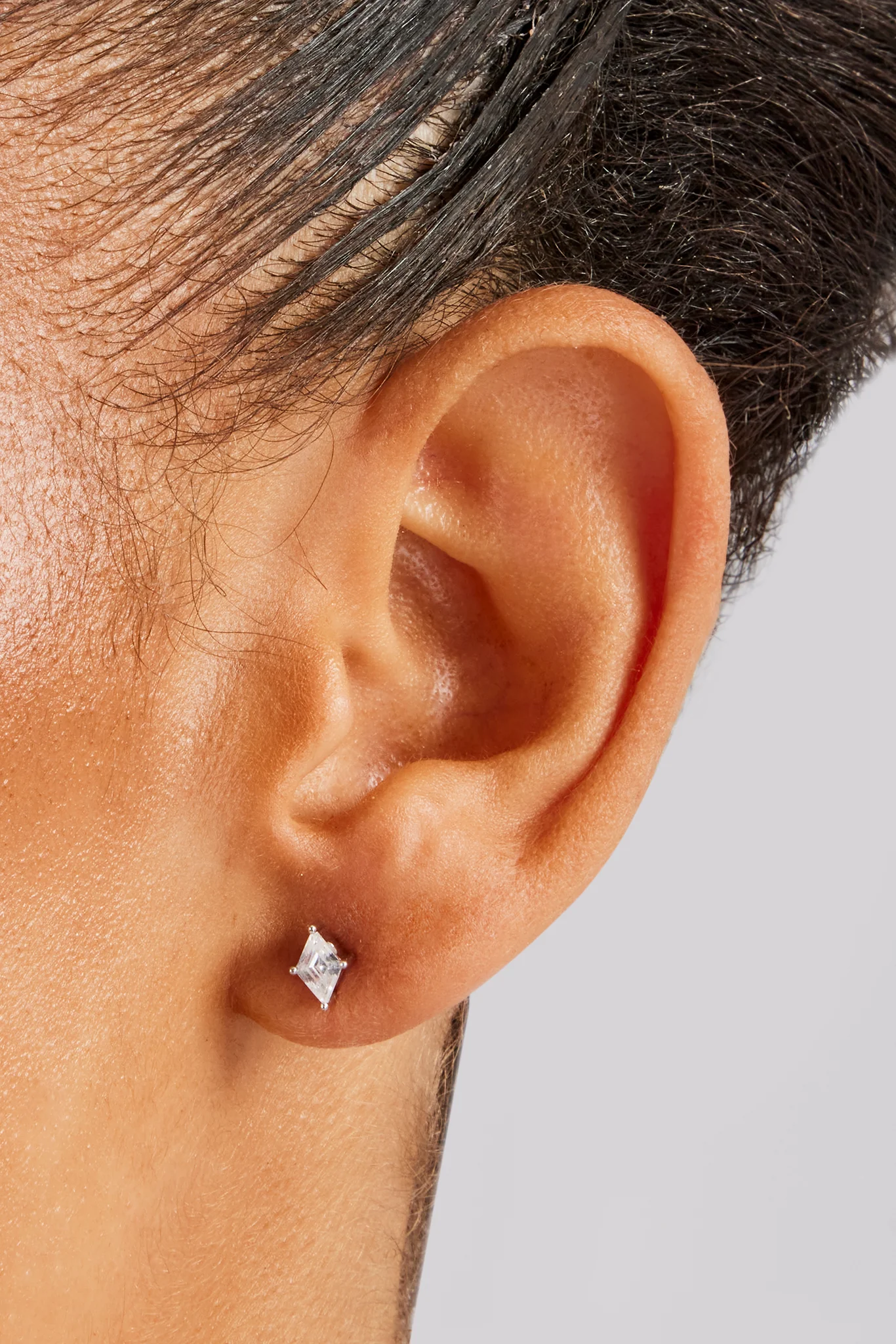 6mm Iced Shape Stud Earrings - Image 2