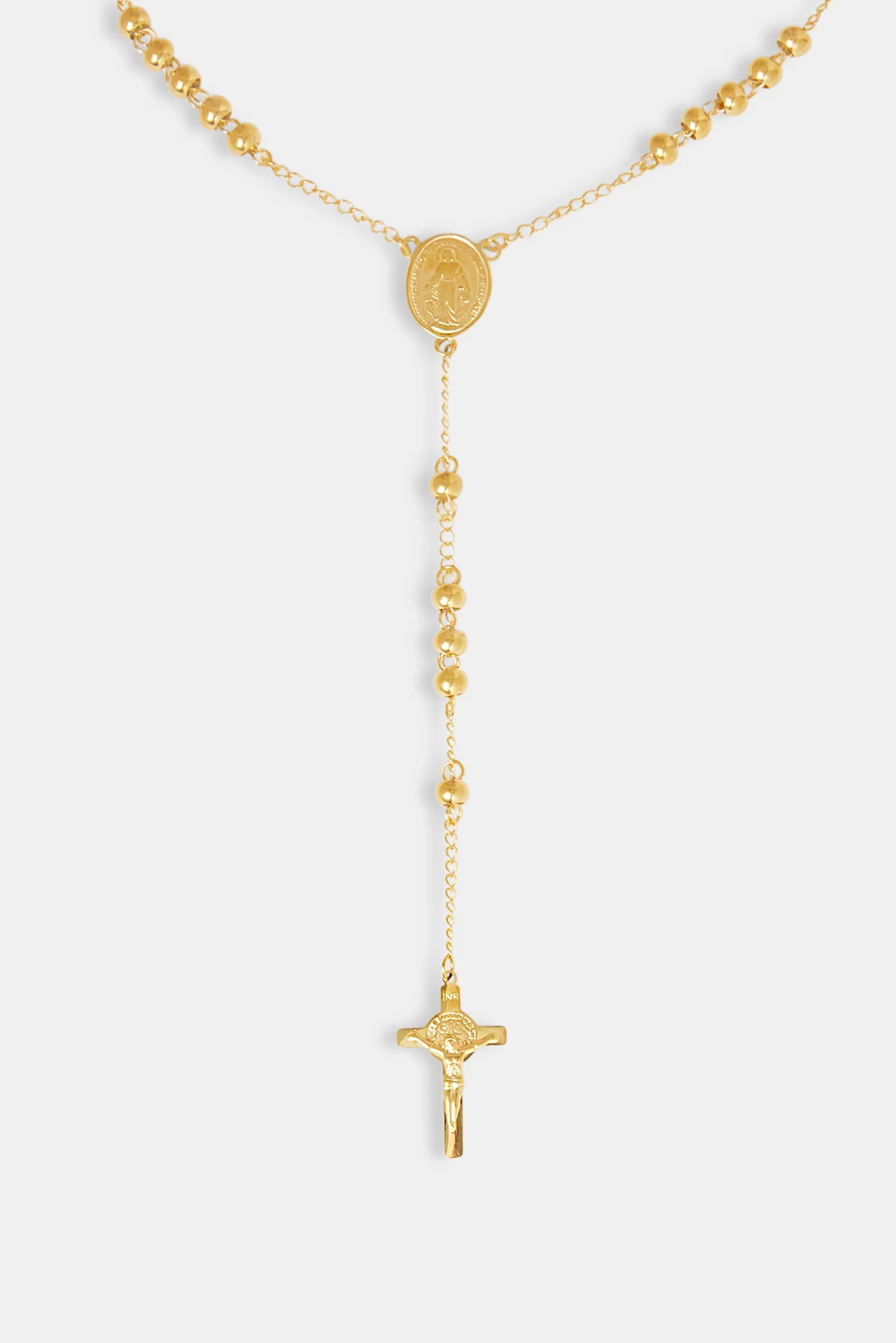 7mm Cross Drop Necklace - Image 3