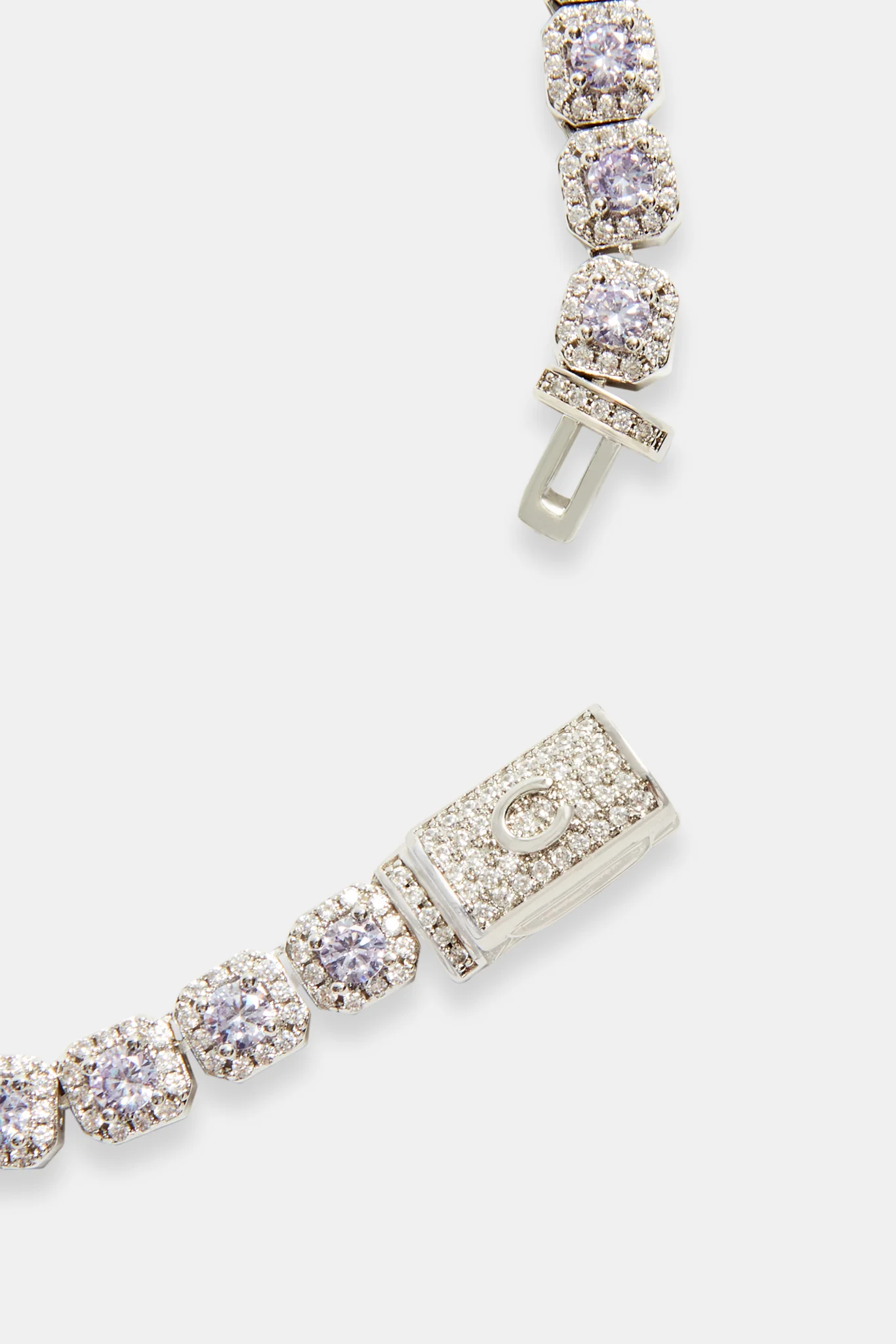 7mm Iced Lilac CZ Cluster Choker - Image 5