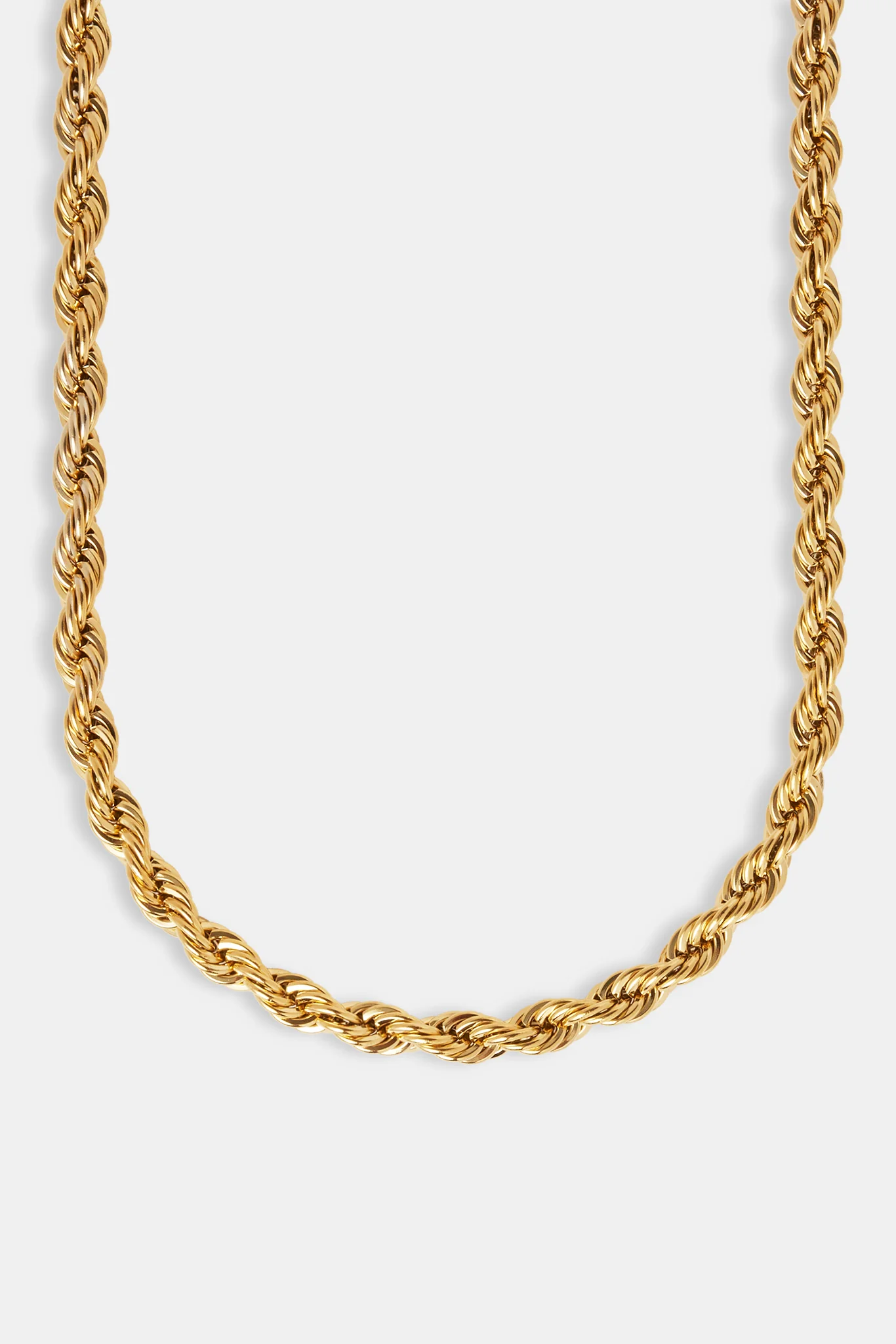 7mm Rope Chain - Gold - Image 2