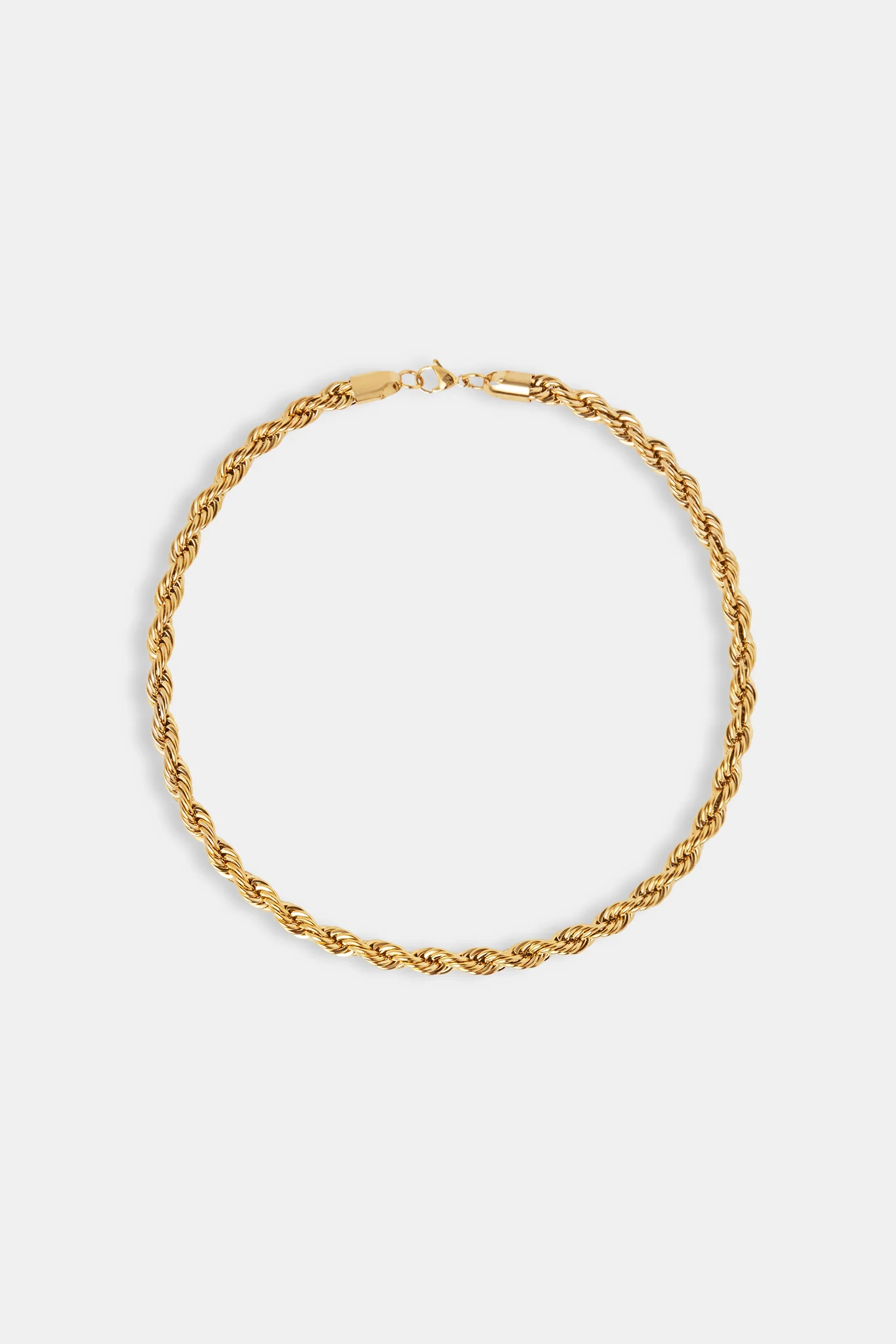 7mm Rope Chain - Gold - Image 4