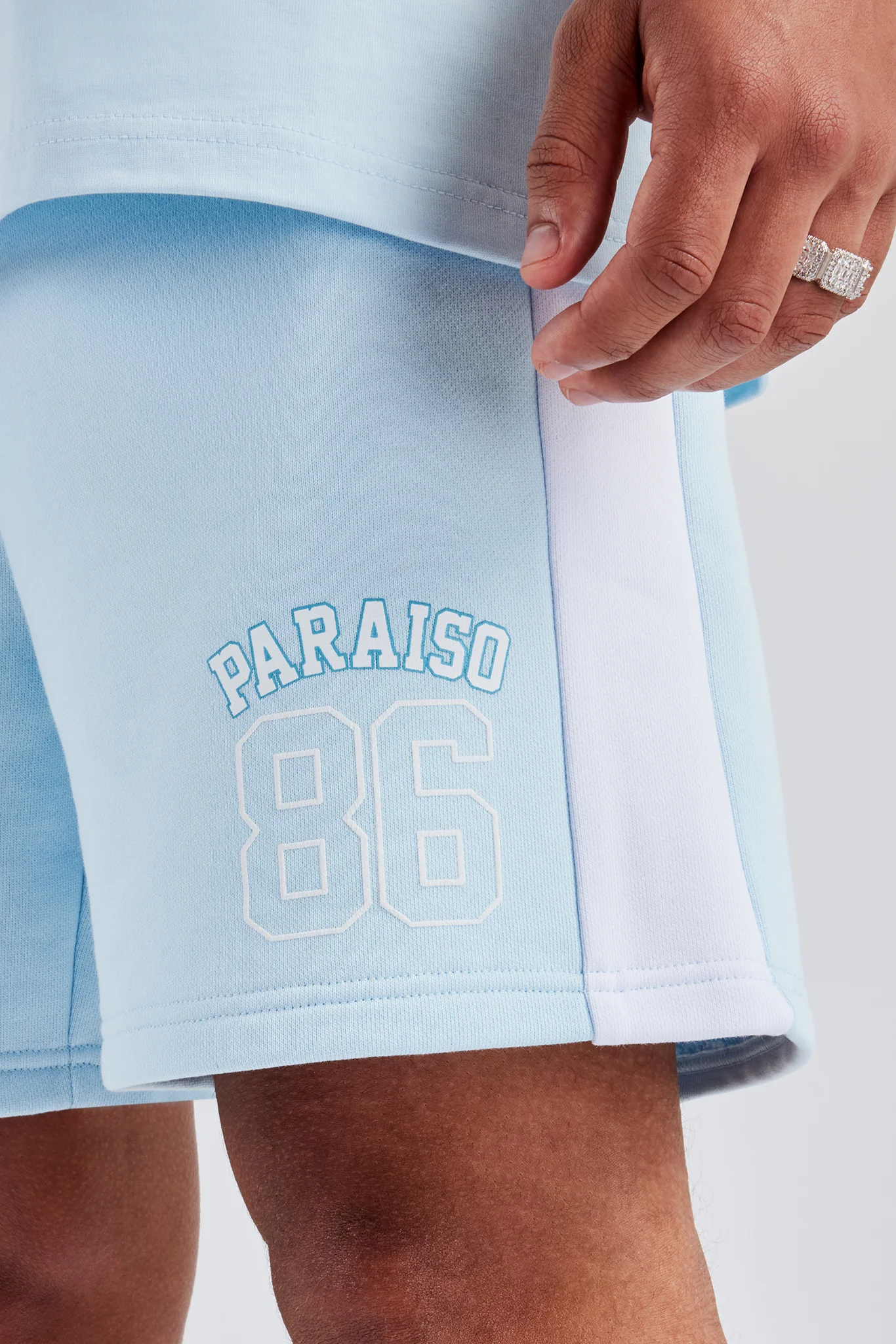 86 Varsity Jersey Short - Light Blue - Image 4
