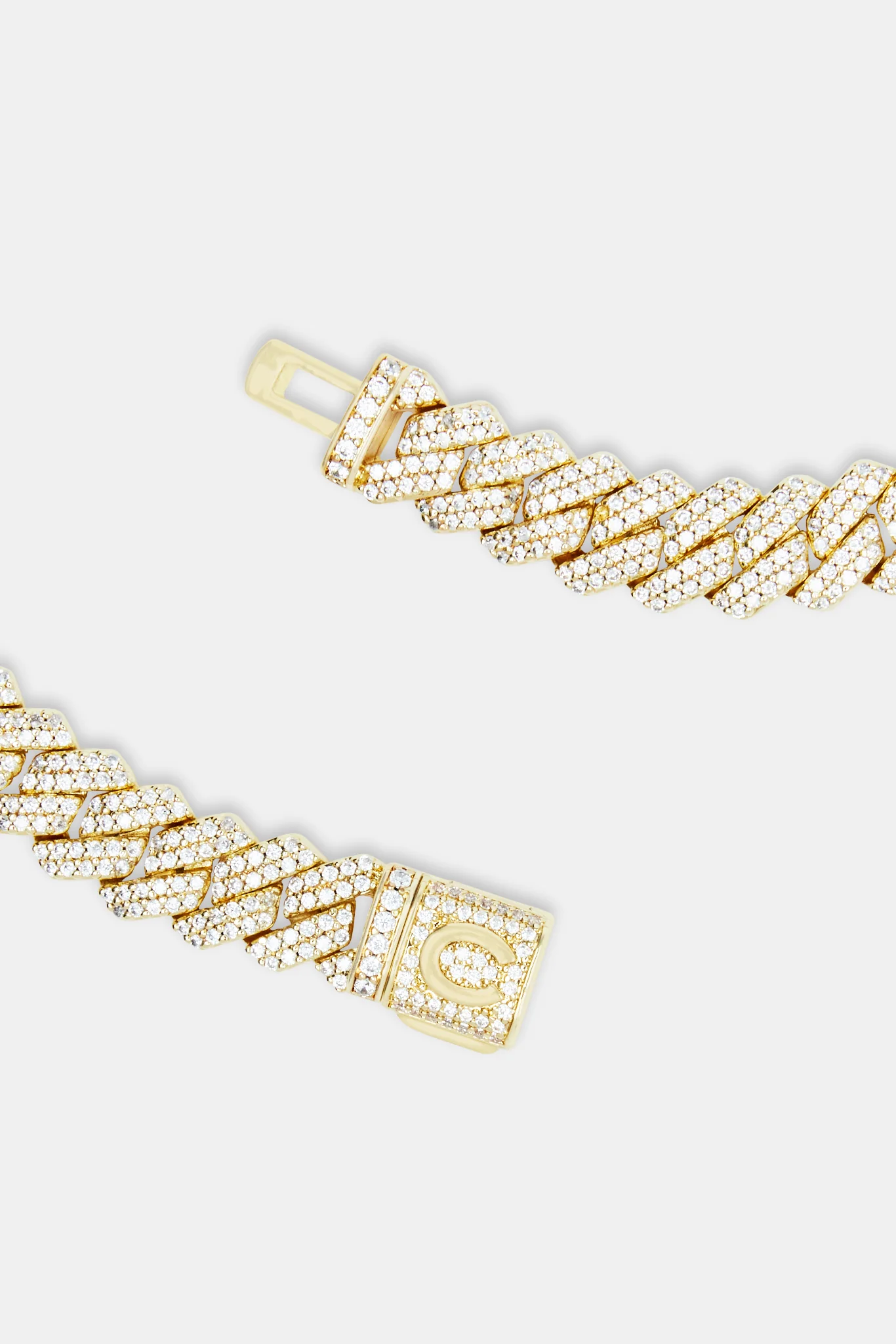 8mm Gold Plated Prong Cuban Choker - Image 4
