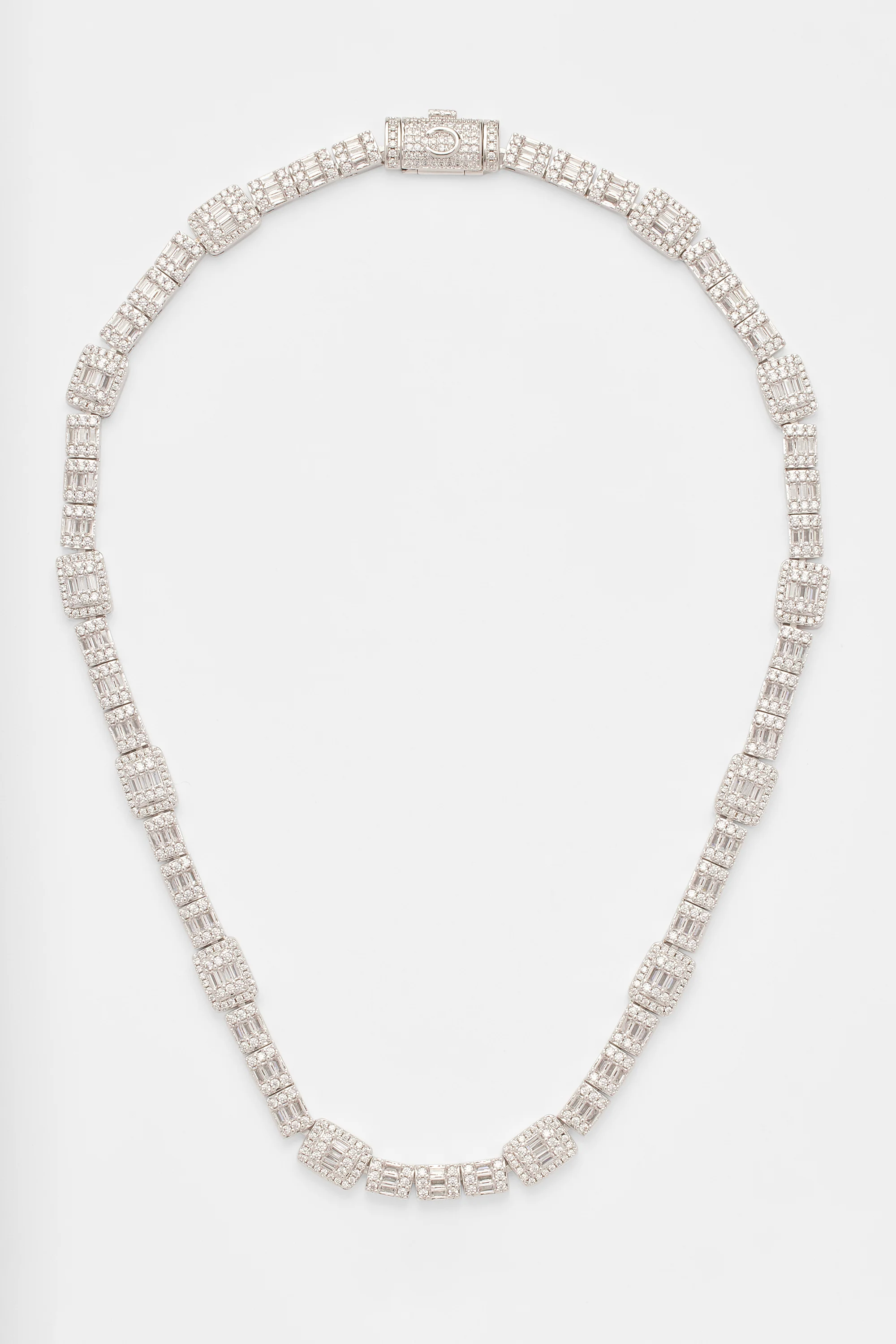 8mm Iced Baguette Tennis Chain