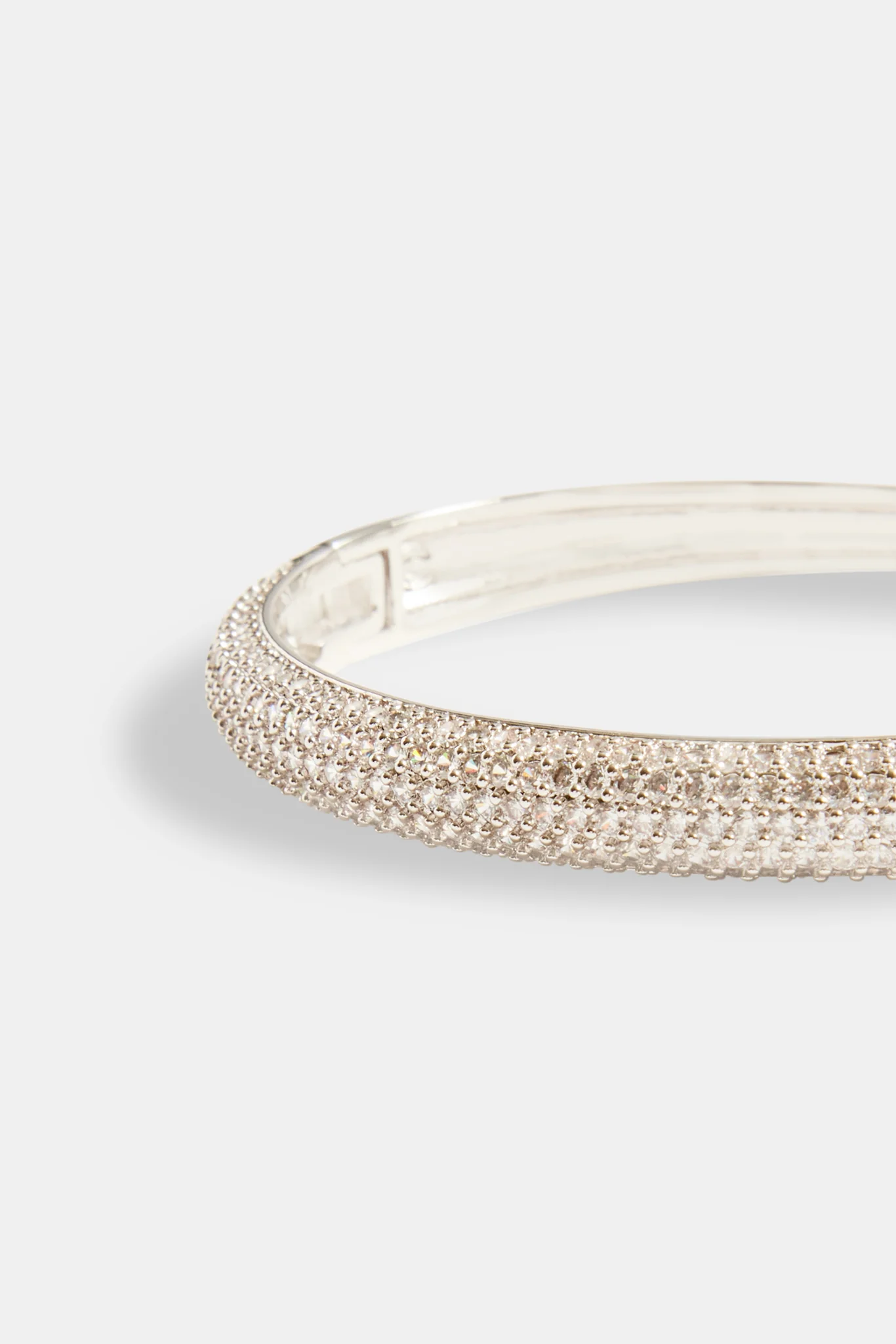 8mm Iced CZ Pave Bangle - Image 3