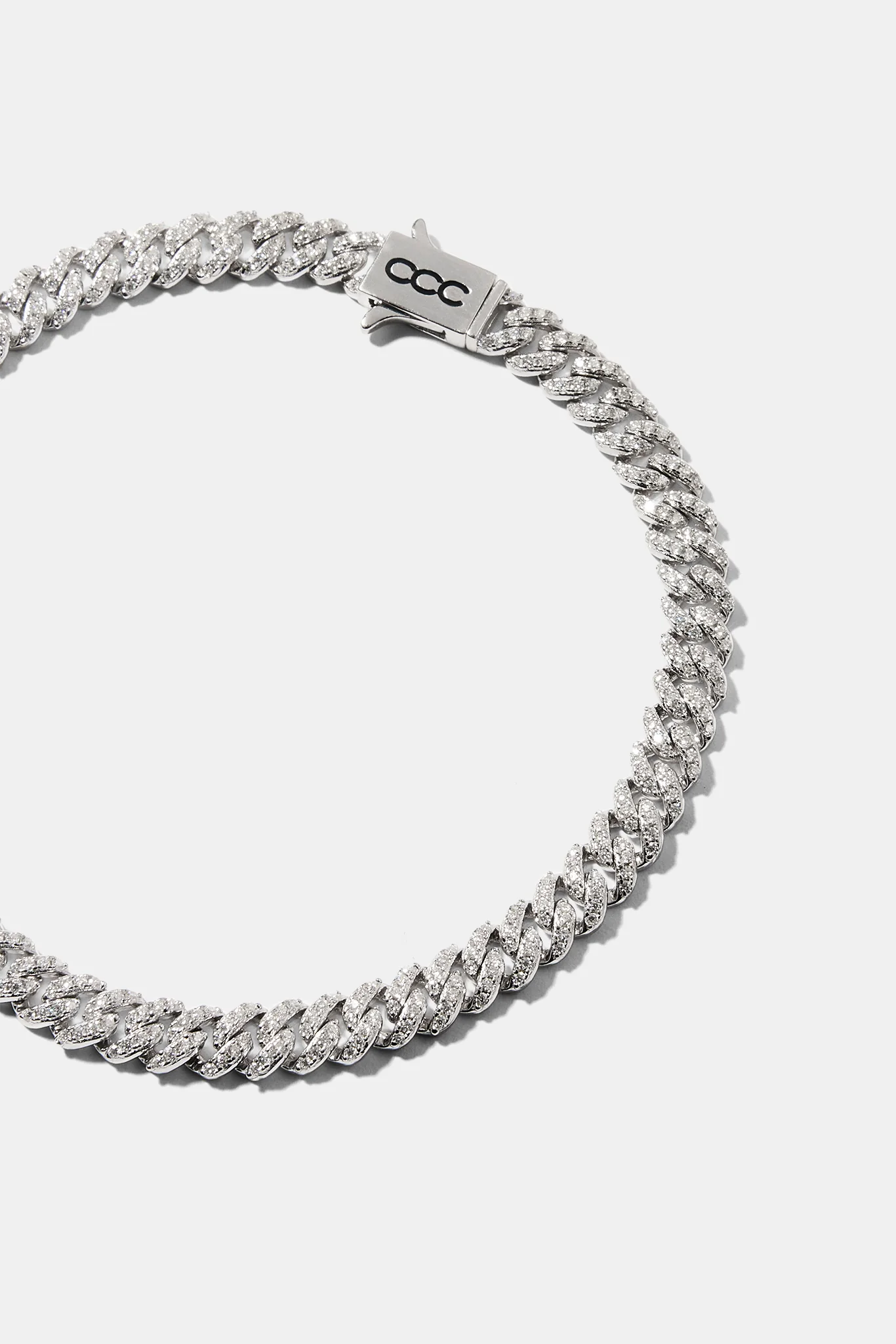 8mm Moissanite Cuban Bracelet - Image 3