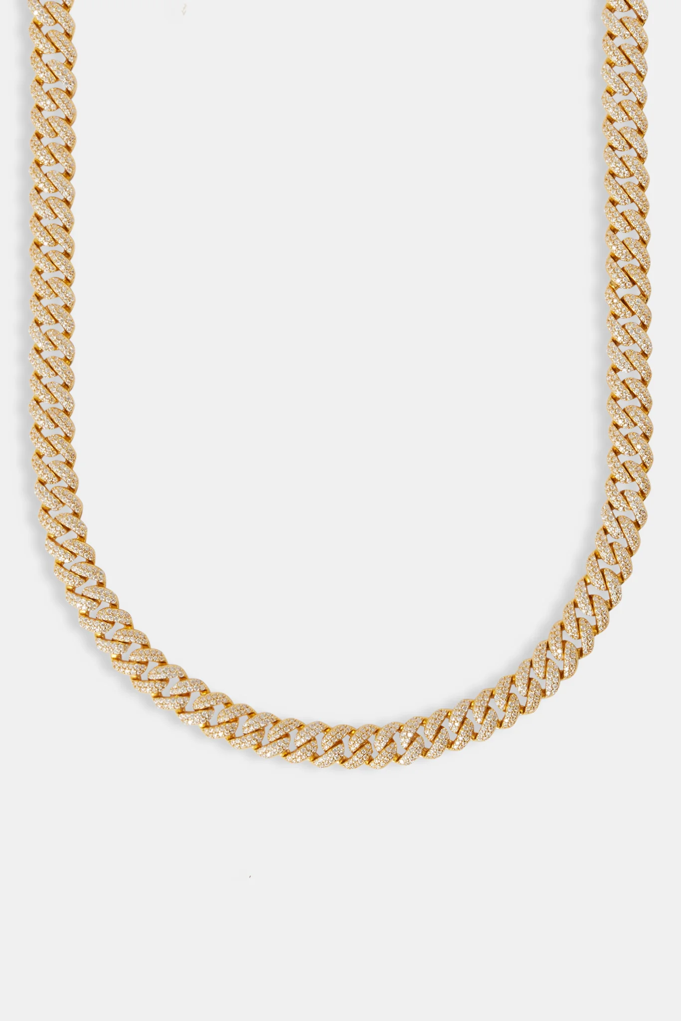 8mm Moissanite Vermeil Cuban Chain - Image 2