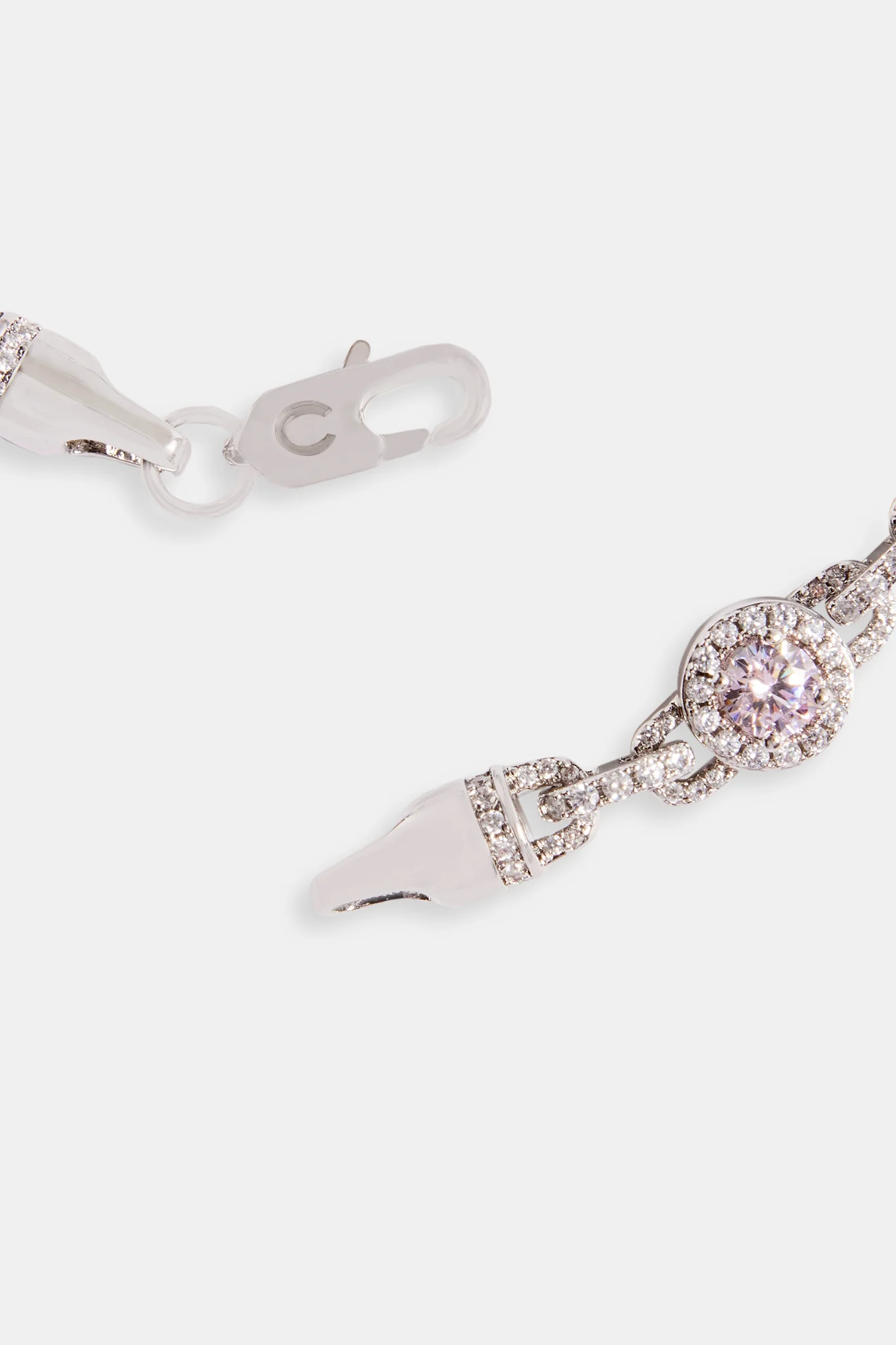 9mm Pink Centre Link Bracelet - Image 4