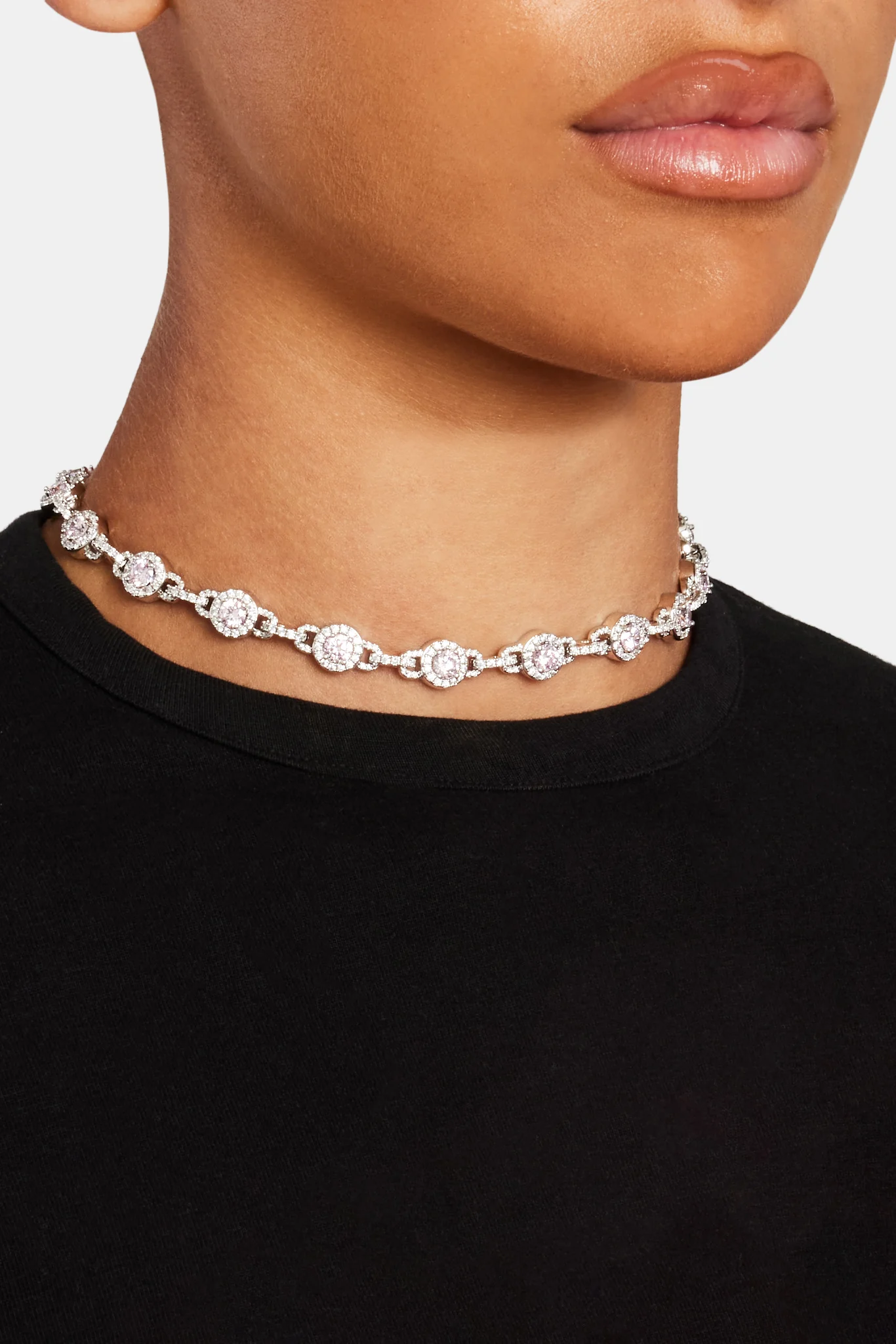 9mm Pink Centre Link Choker - Image 4