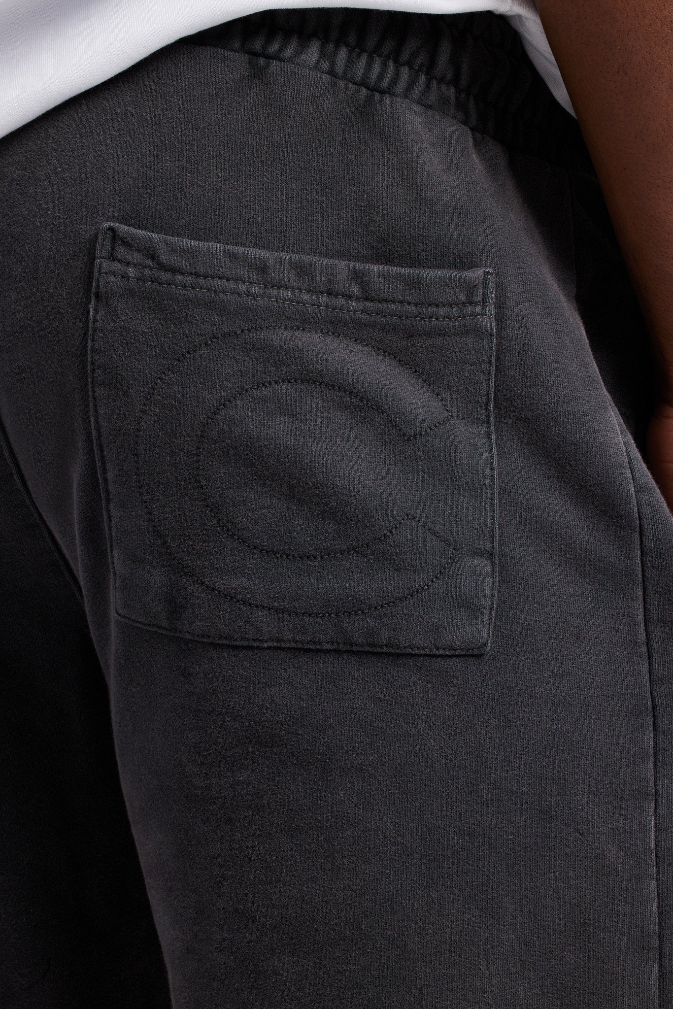 Acid Wash Jersey Tracksuit - Charcoal - Image 6
