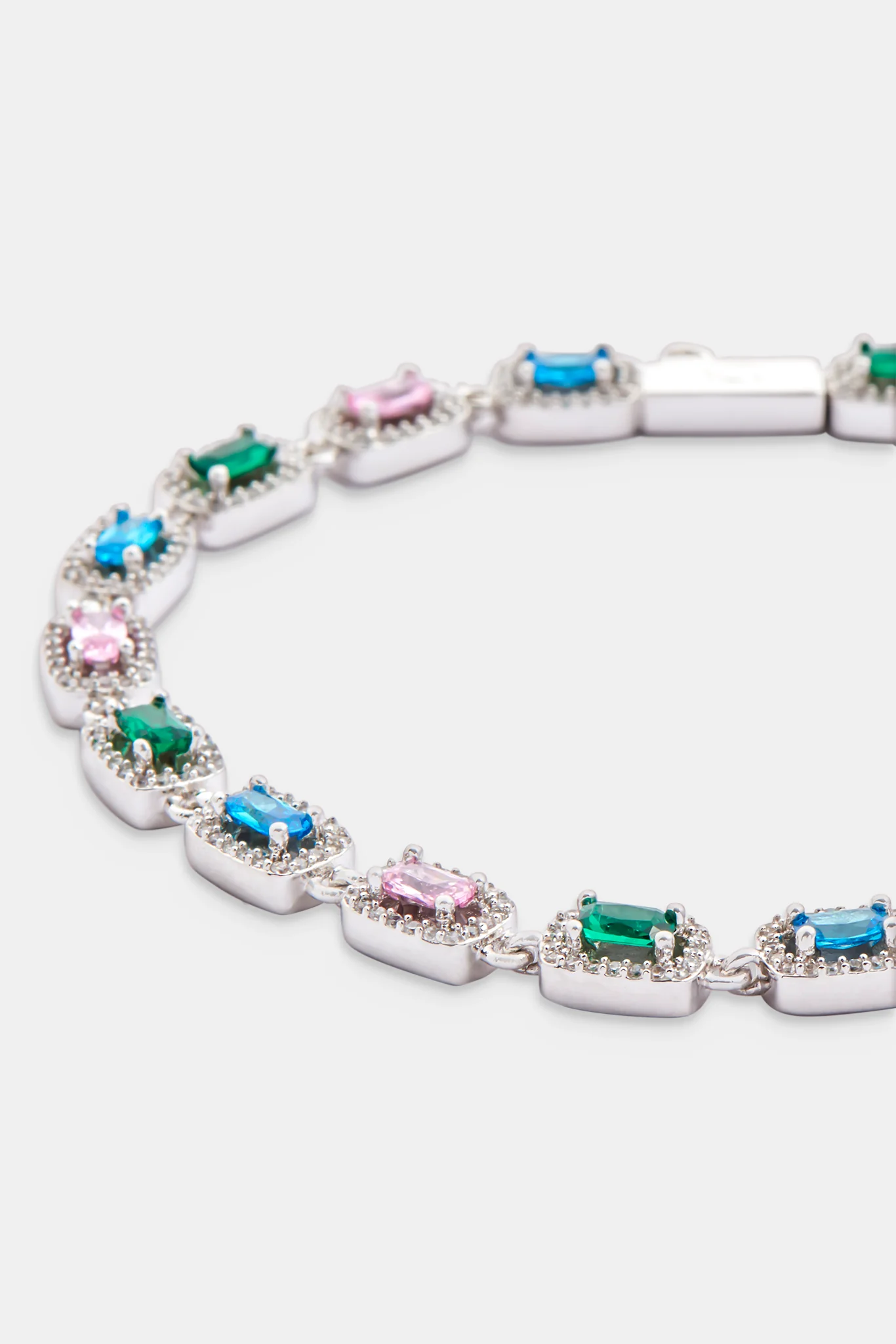 Allway Coloured Bezel Tennis Bracelet - Image 2