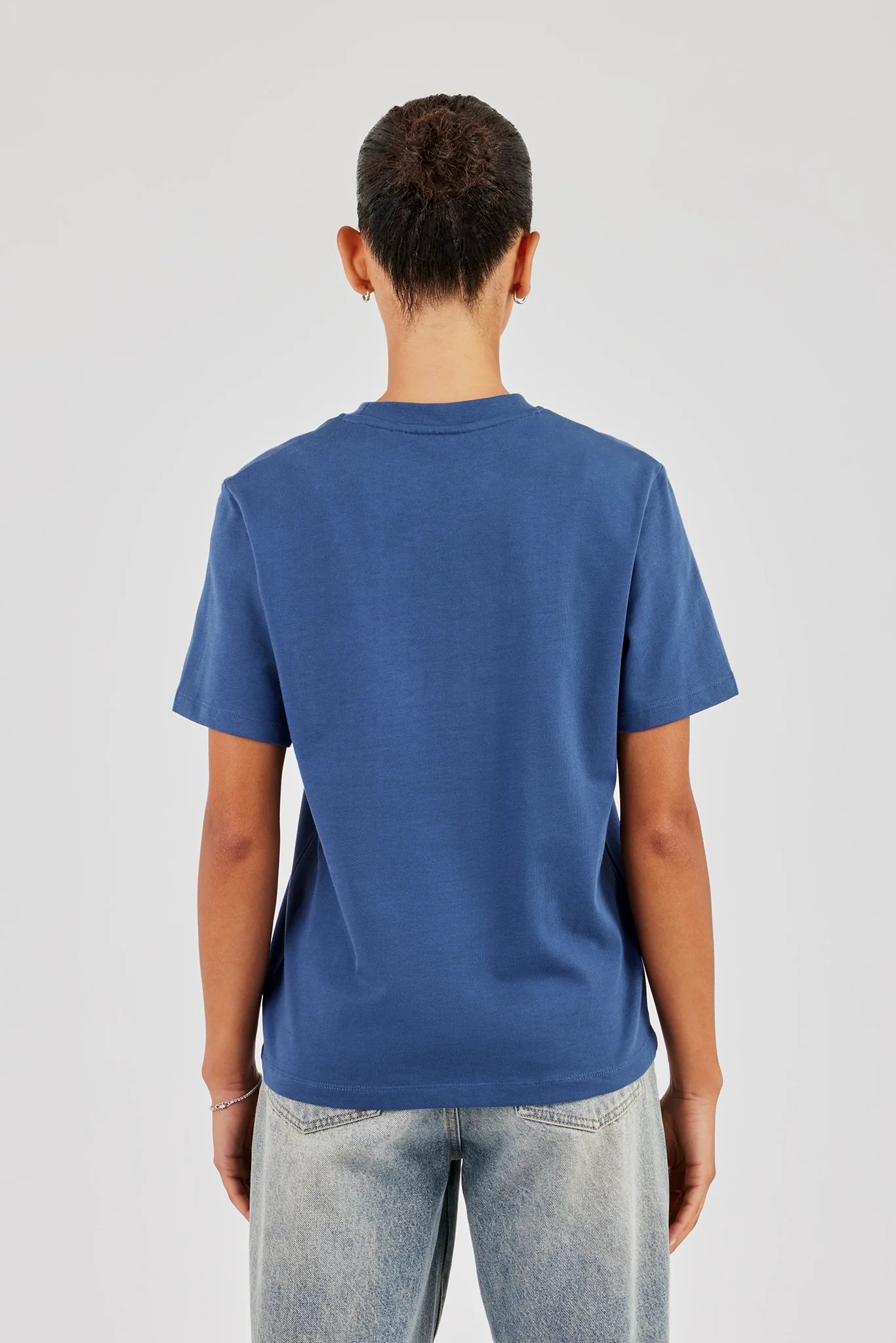 Amalfi Print Regular T-Shirt - Navy Blue - Image 3