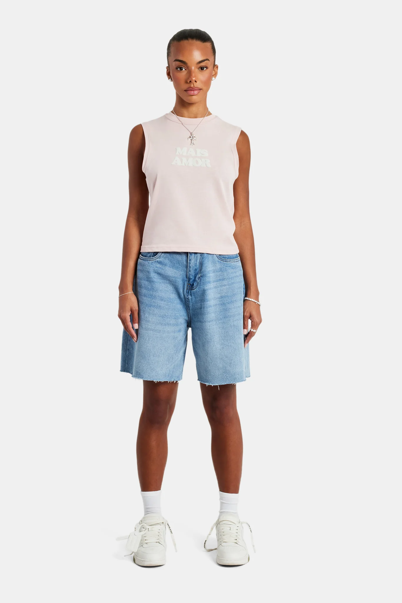 Amour Tank Top - Dusty Pink - Image 4