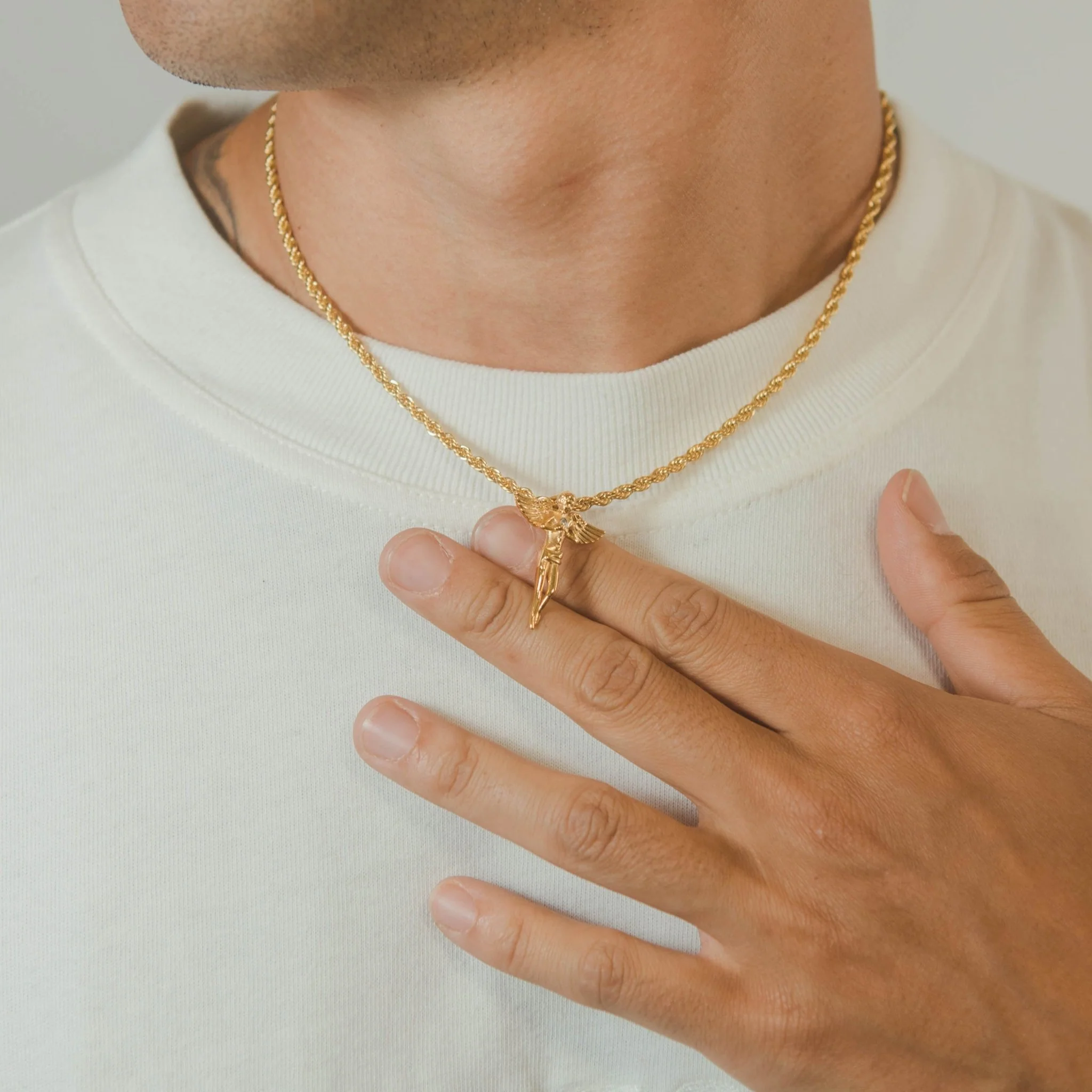 Angel Pendant - Gold - Image 2